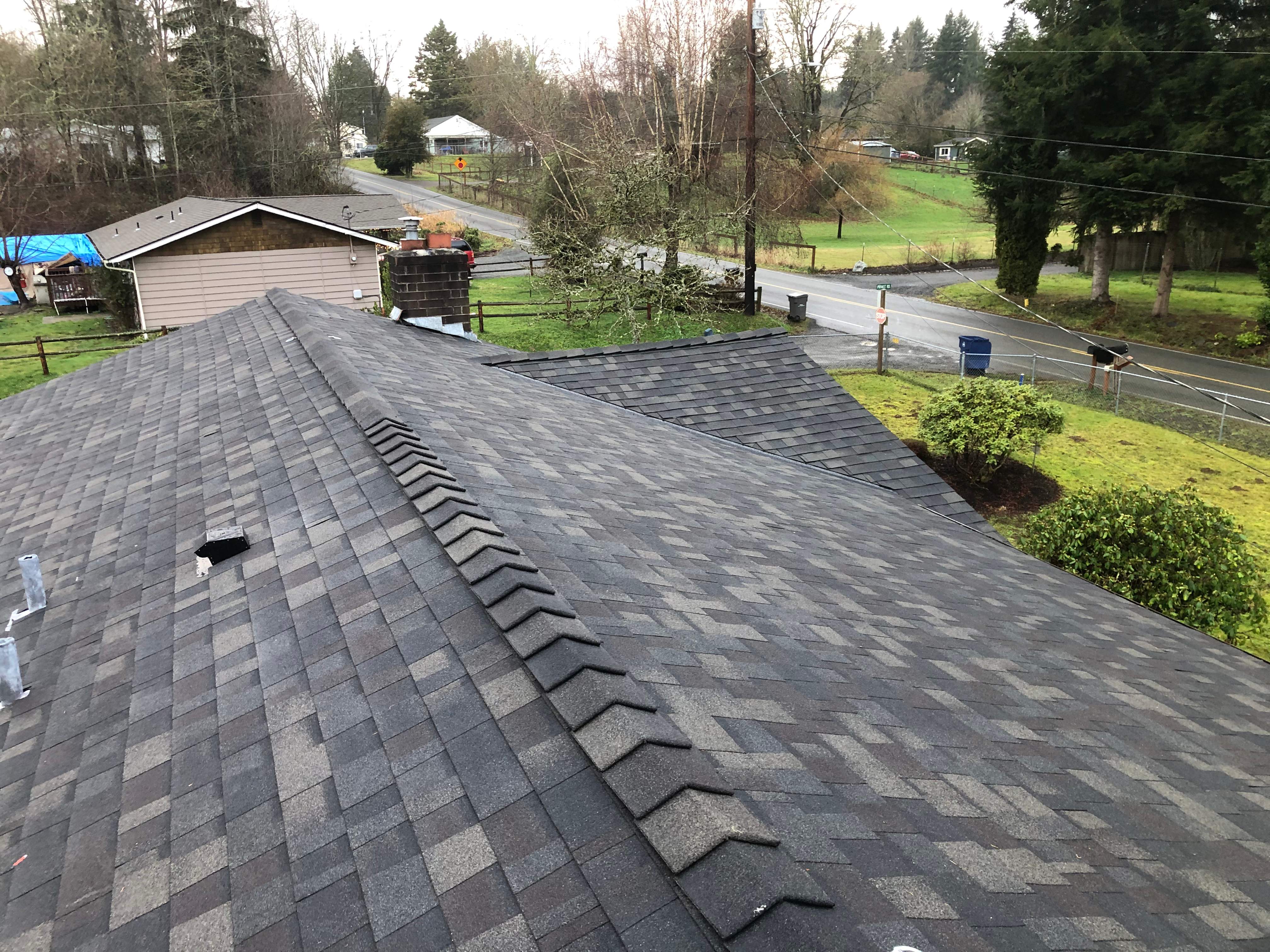 Shop and house by RoofWorks Northwest