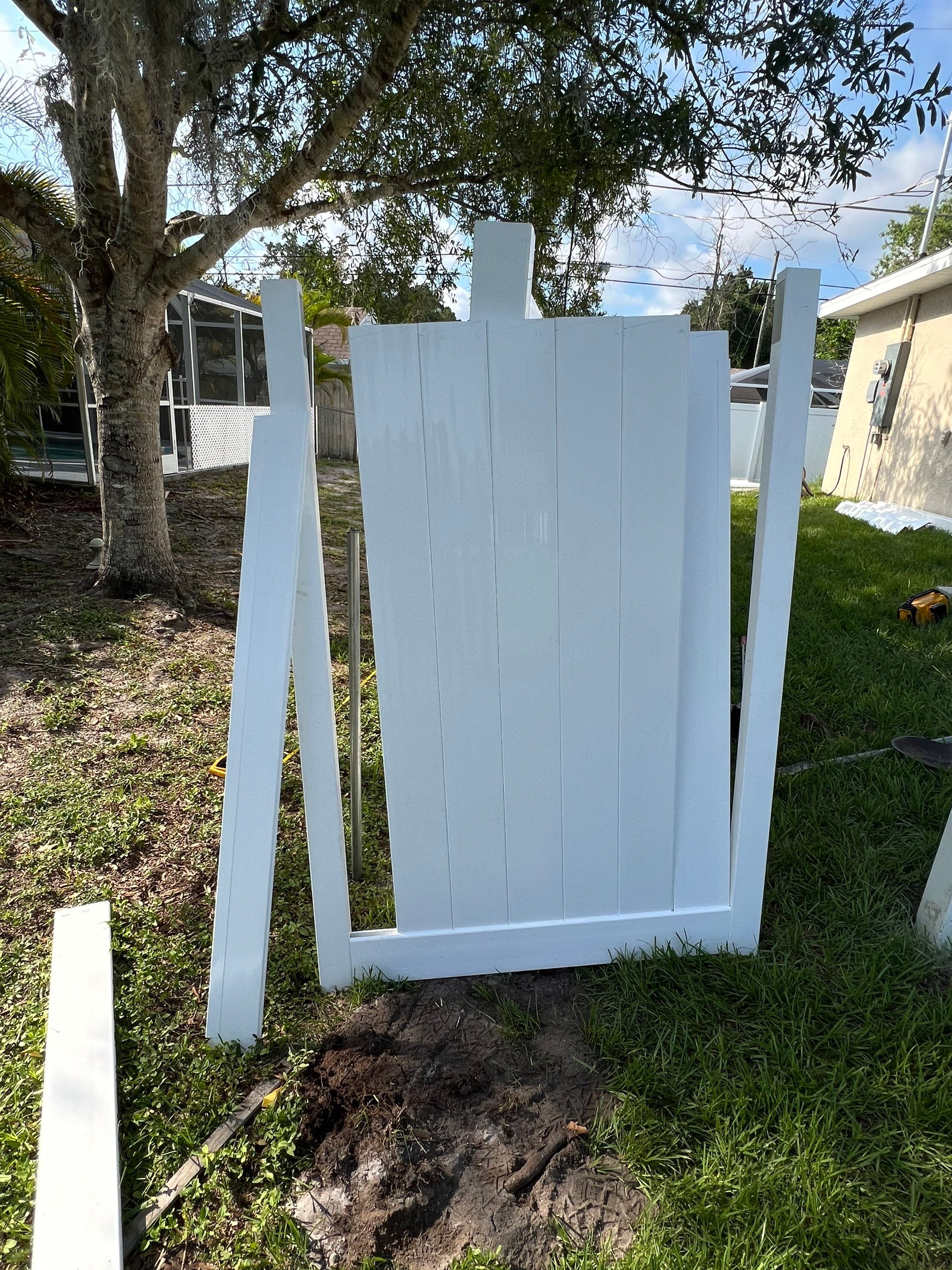 Venice, FL 6ft. Tall White Vinyl Privacy Fence by Asap fence and gates, LLC
