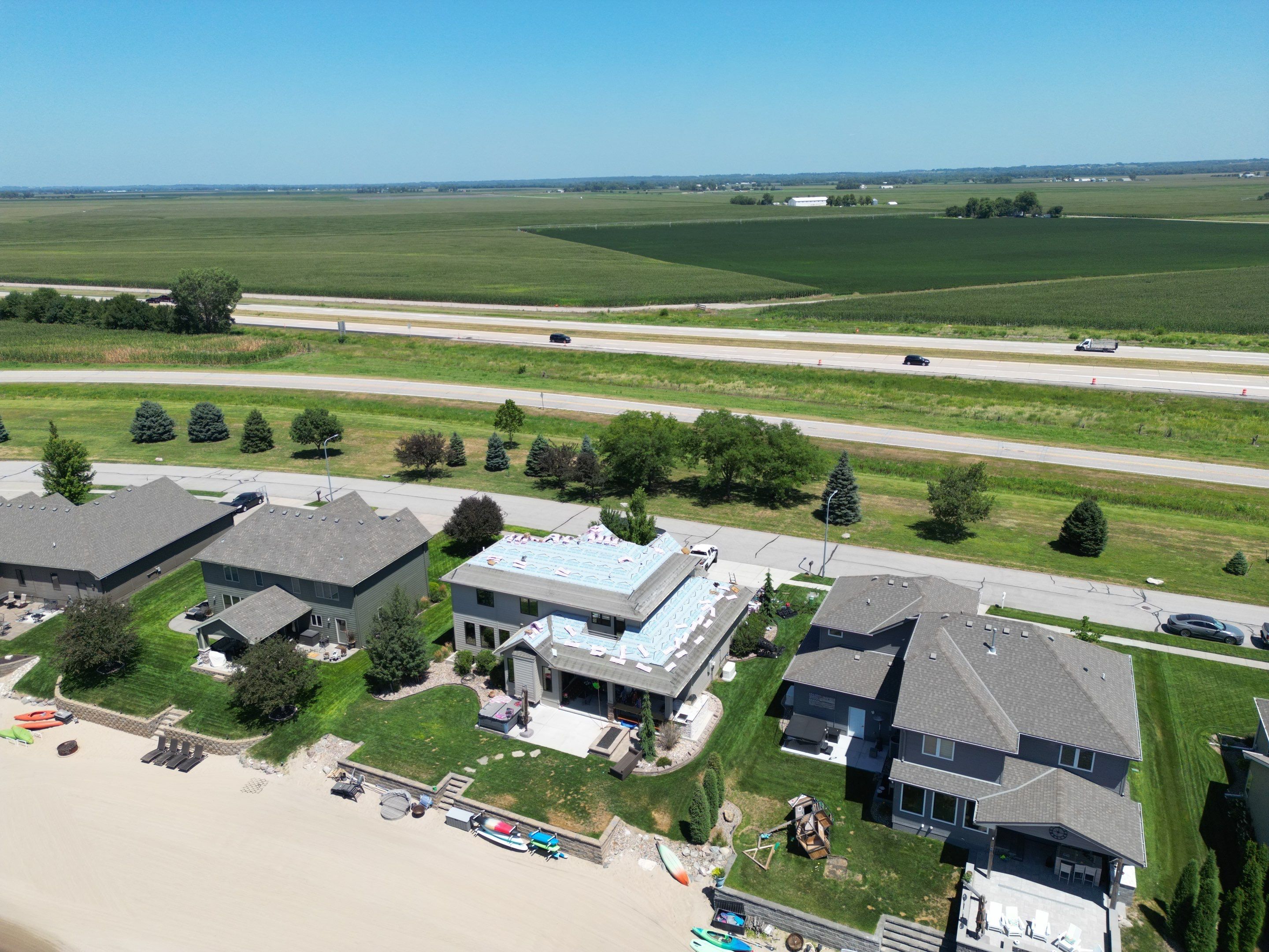 Residential Roofing Installation using Owens Corning Duration Summer Harvest by Lightning Exteriors