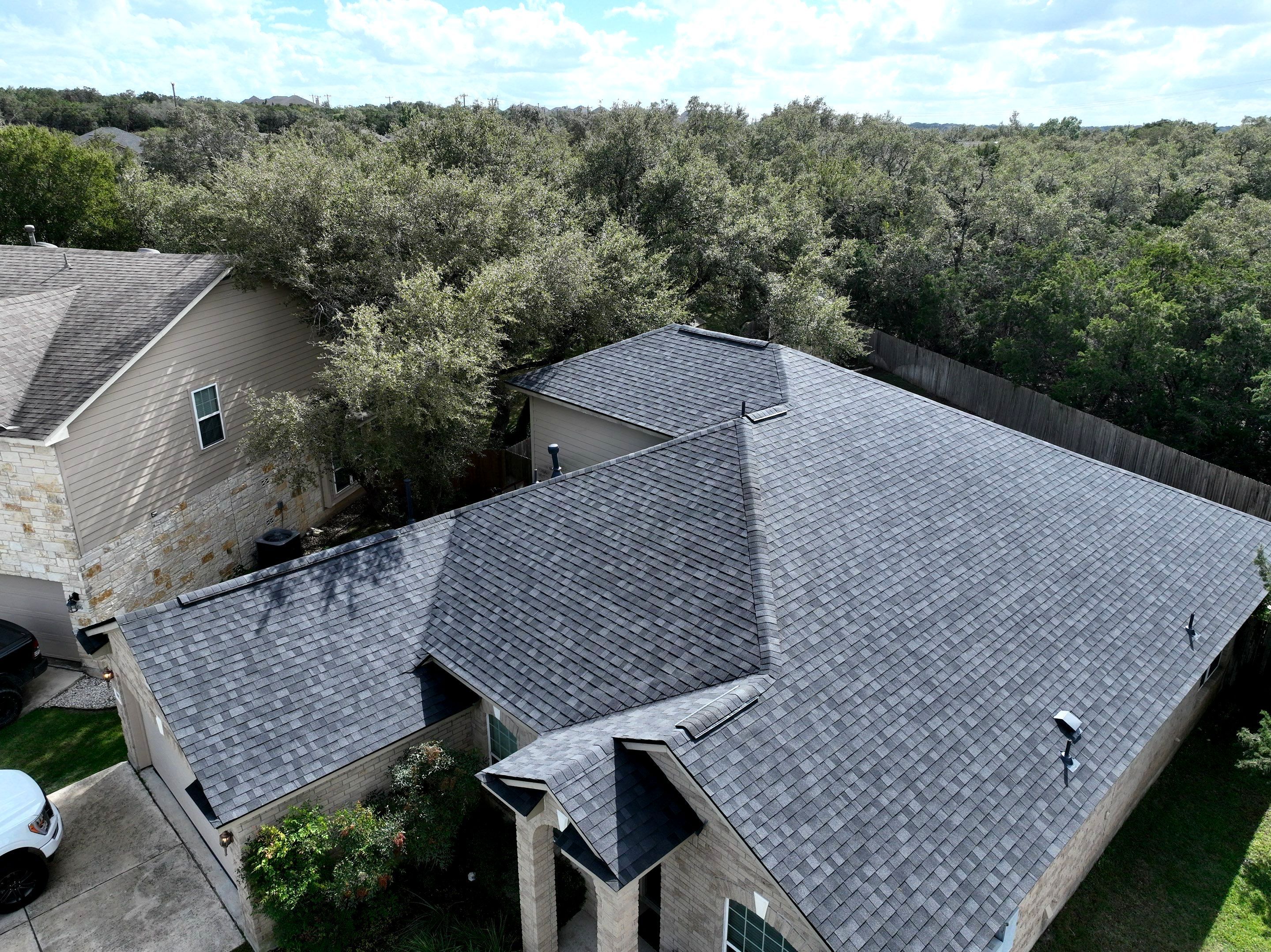Residential Roof Replacement using Owens Corning Duration Shingles - Onyx Black  by Premier Roofing and Contracting