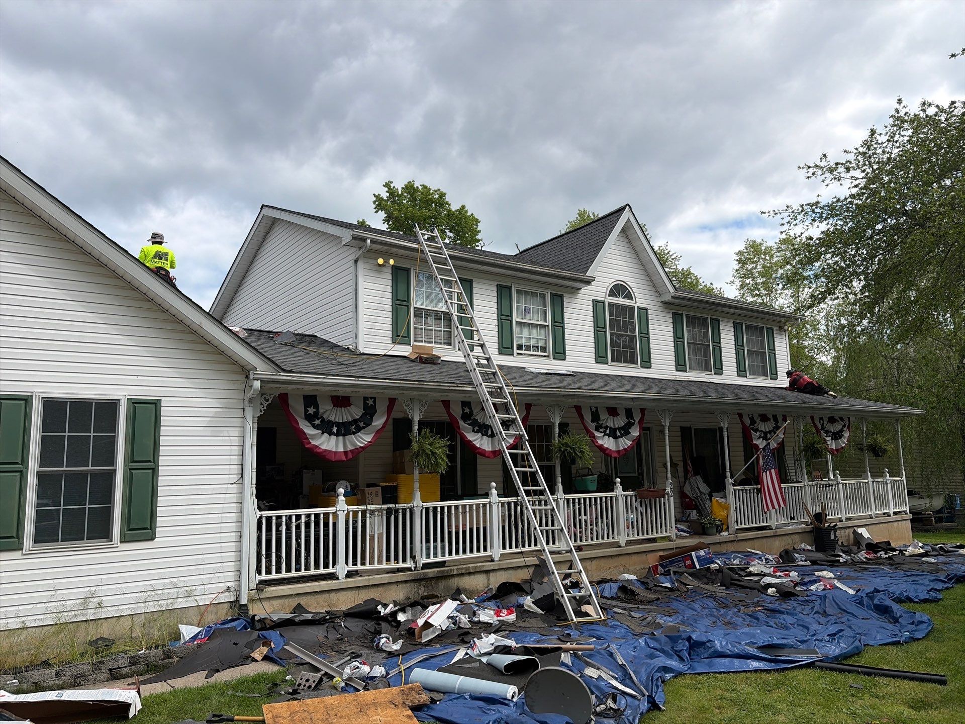 Residential Roofing Installation using GAF Timberline HDZ by Matter Construction, LLC
