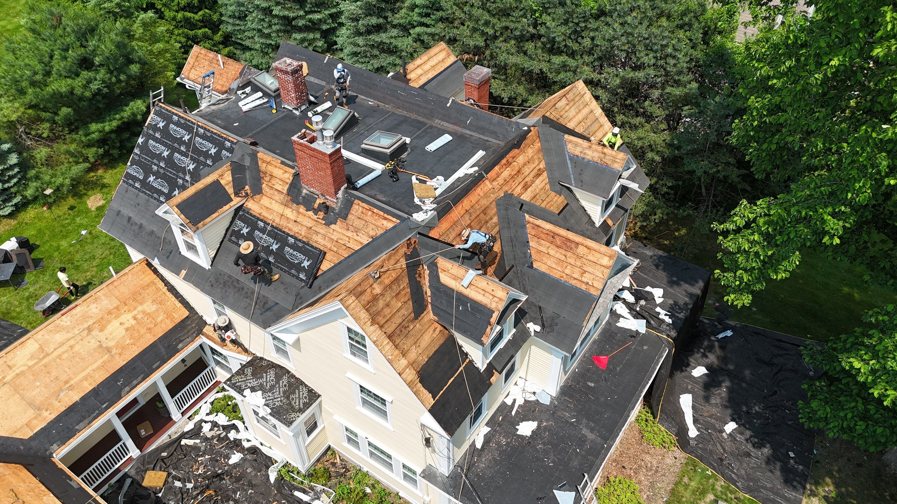 Full Roof Replacement & EPDM Restoration – North Andover, MA by Mighty Dog Roofing of Greater Middlesex County