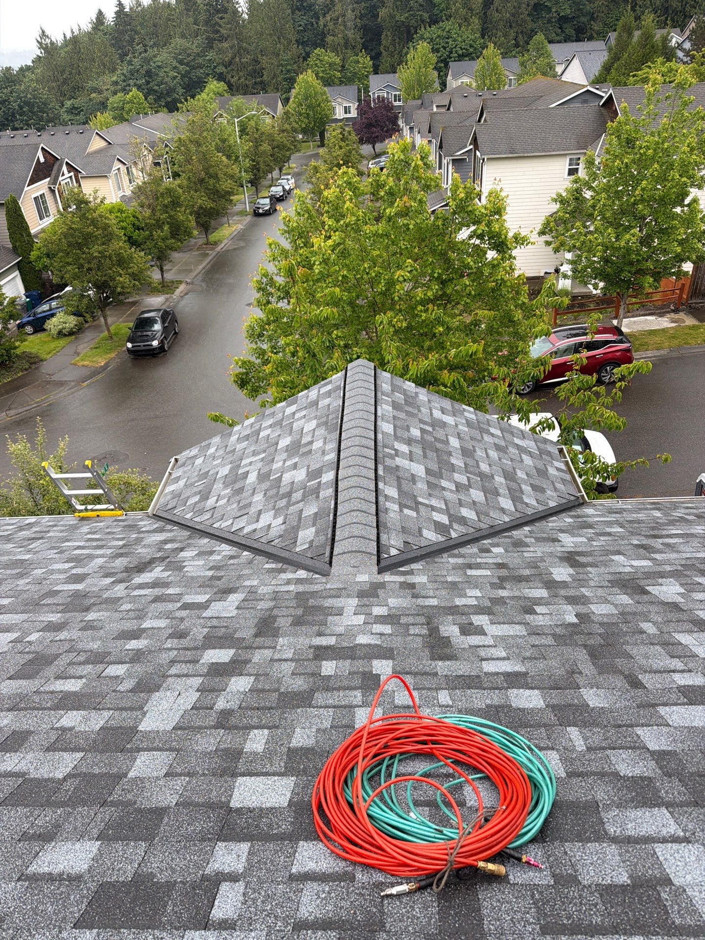 Residential Roofing Installation using GAF HDZ Shingles by Roofing Formula LLC