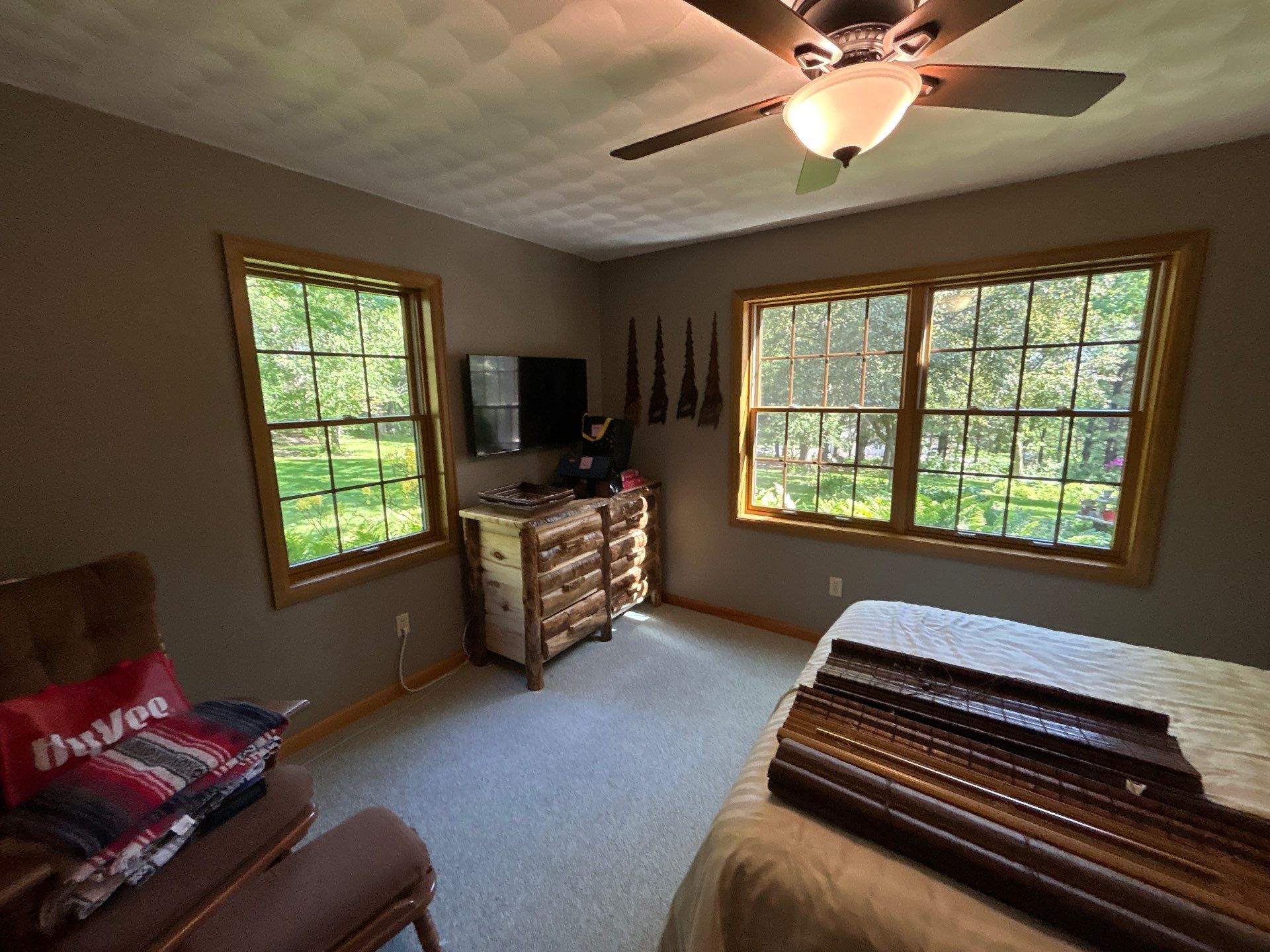 Pella Window installation using Pella Lifestyle wood/Aluminum window by United Windows and Siding LLC