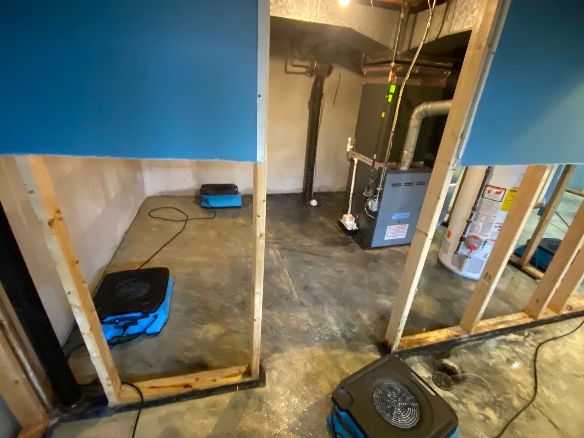 Project in West Bloomfield by EzDry Water Mitigation & Property Restoration