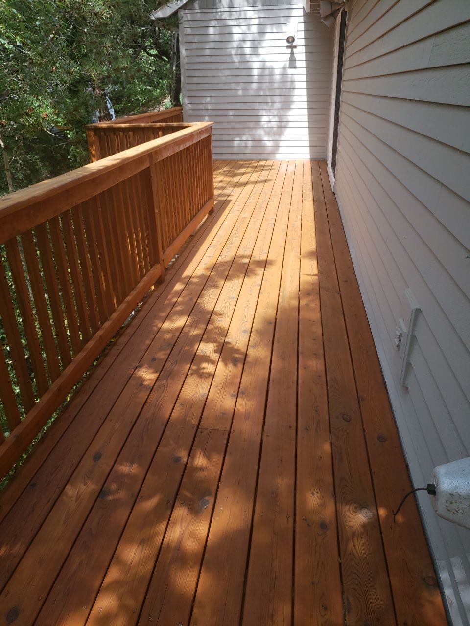 Deck Restoration using Armstrong-Clark Semi-Transparent Cedar 97229 by Paul Schopp