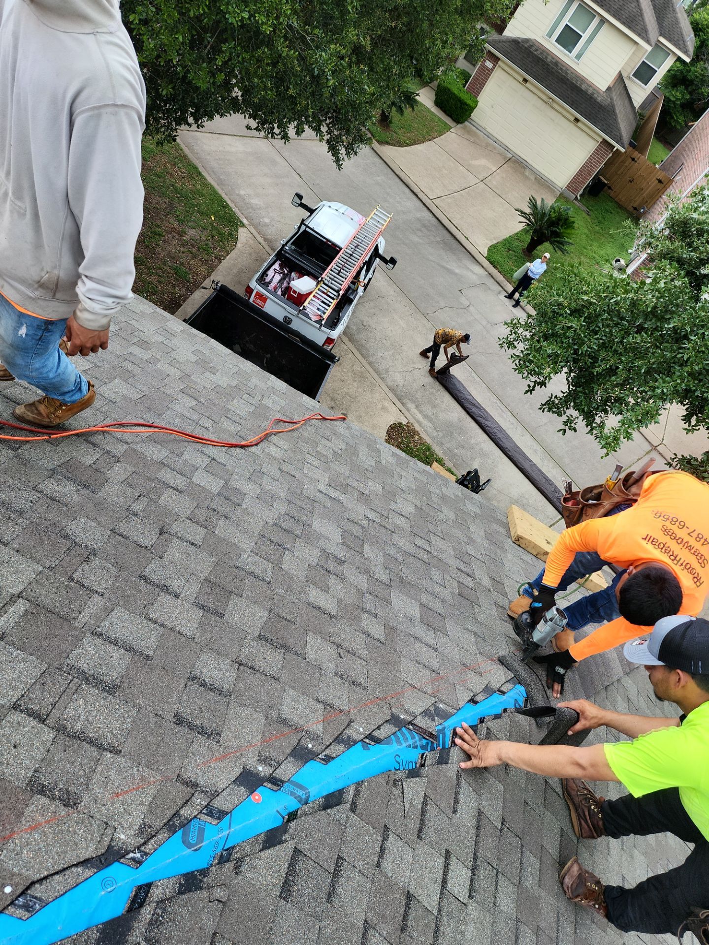 Residential Roofing Installation using Owen's Corning Duration (Lifetime) Shingles by Roof Repair Company