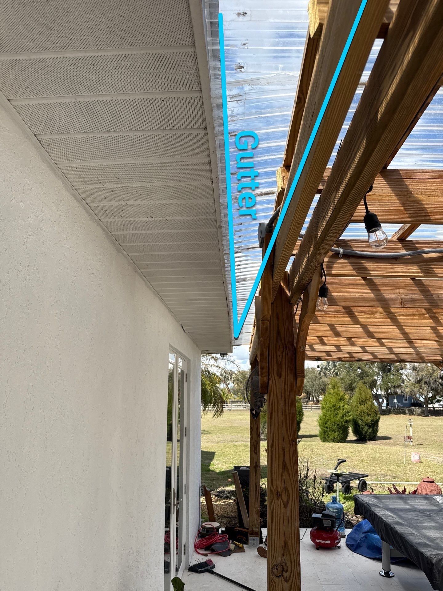 Seamless Aluminum Gutter Installation using 6 Inch Seamless Gutters in Sarasota FL by Gutter Professors