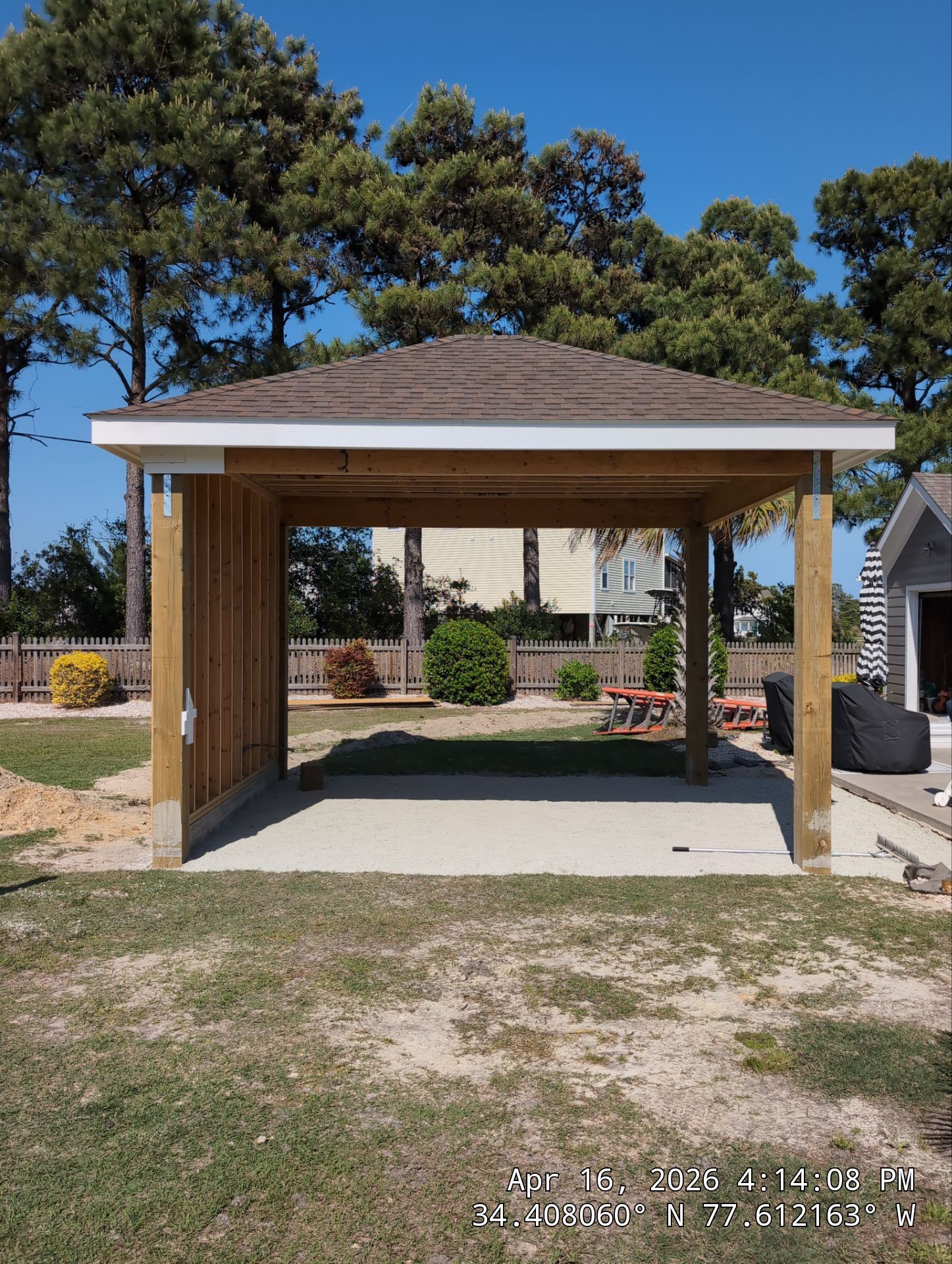Gazebo Roof Replacement in Hampstead, NC by RGR Construction and Roofing, LLC