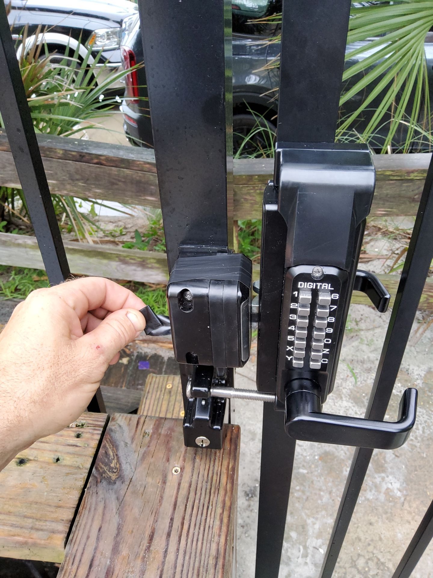 Locking Keypad by Hip Square Fence Inc.