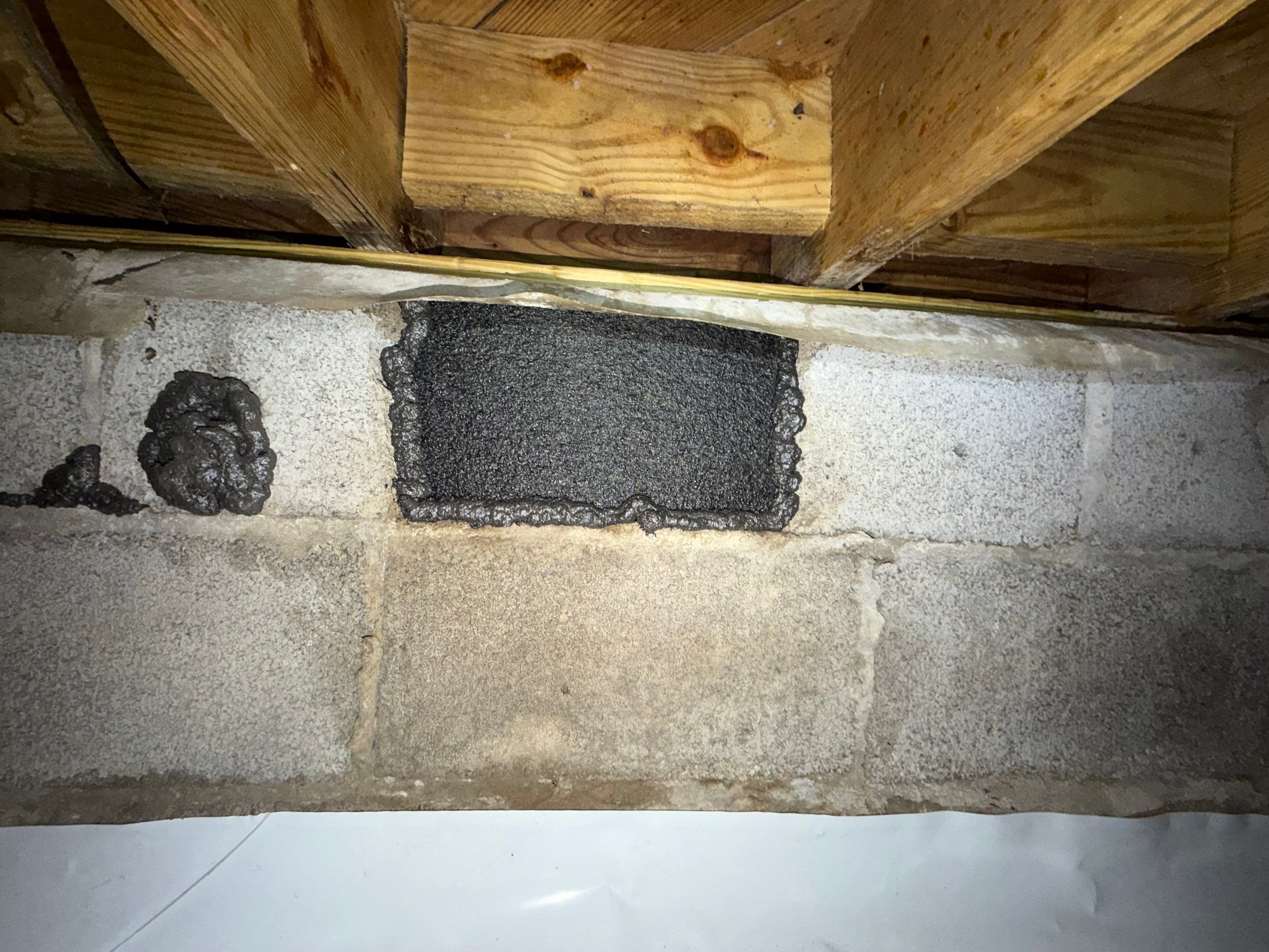 Project in Norfolk by Patriot Crawl Space Repairs