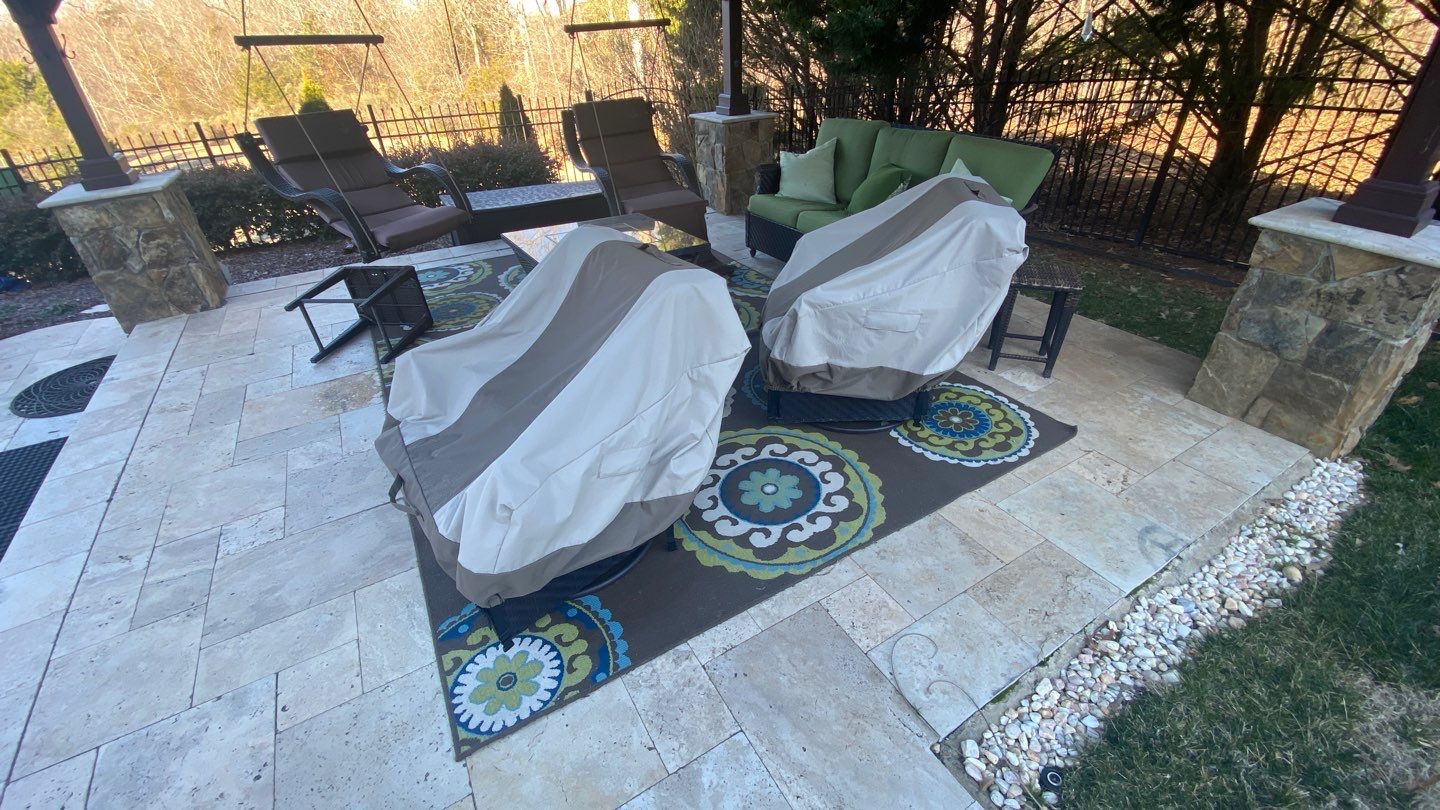Travertine  using Concrete Sealant by DuraSeal