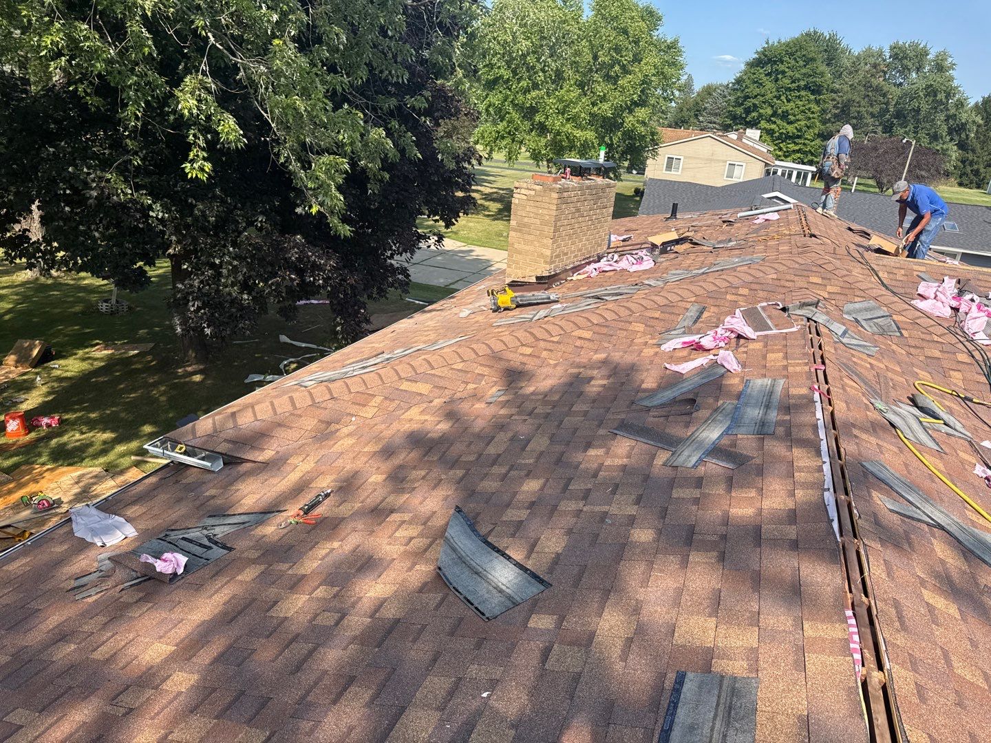 Roof Replacement using Owens Corning Tru Definitions by 180 Contractors