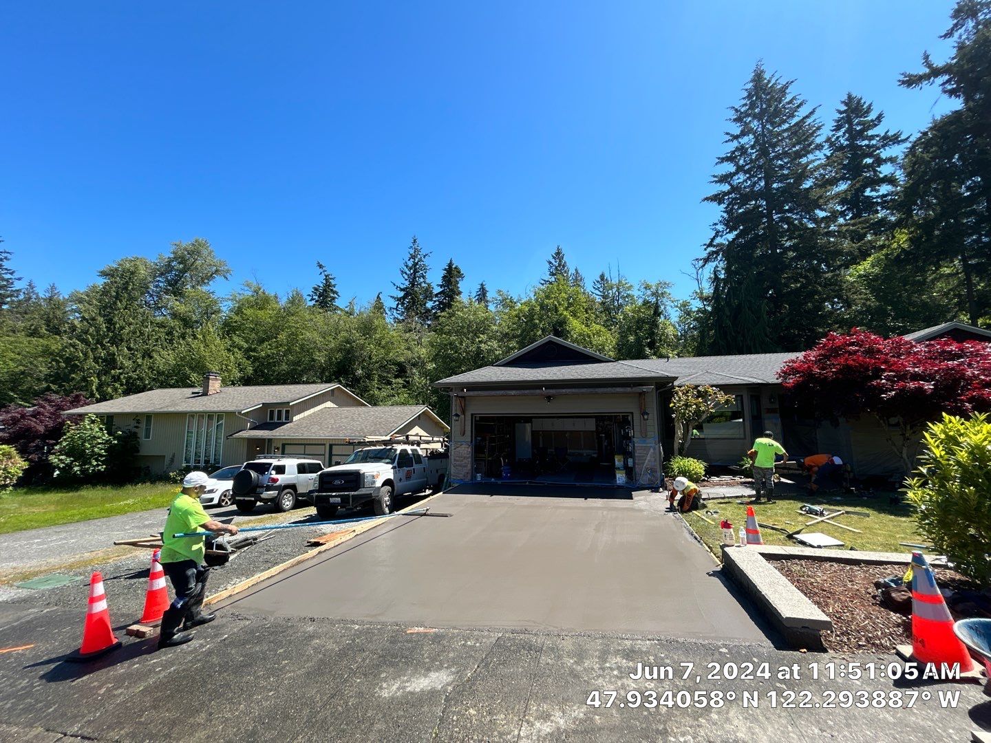 James | Concrete Driveway, Walkway & Stairs/Porch and & Planting by Jireh Asphalt & Concrete Inc 