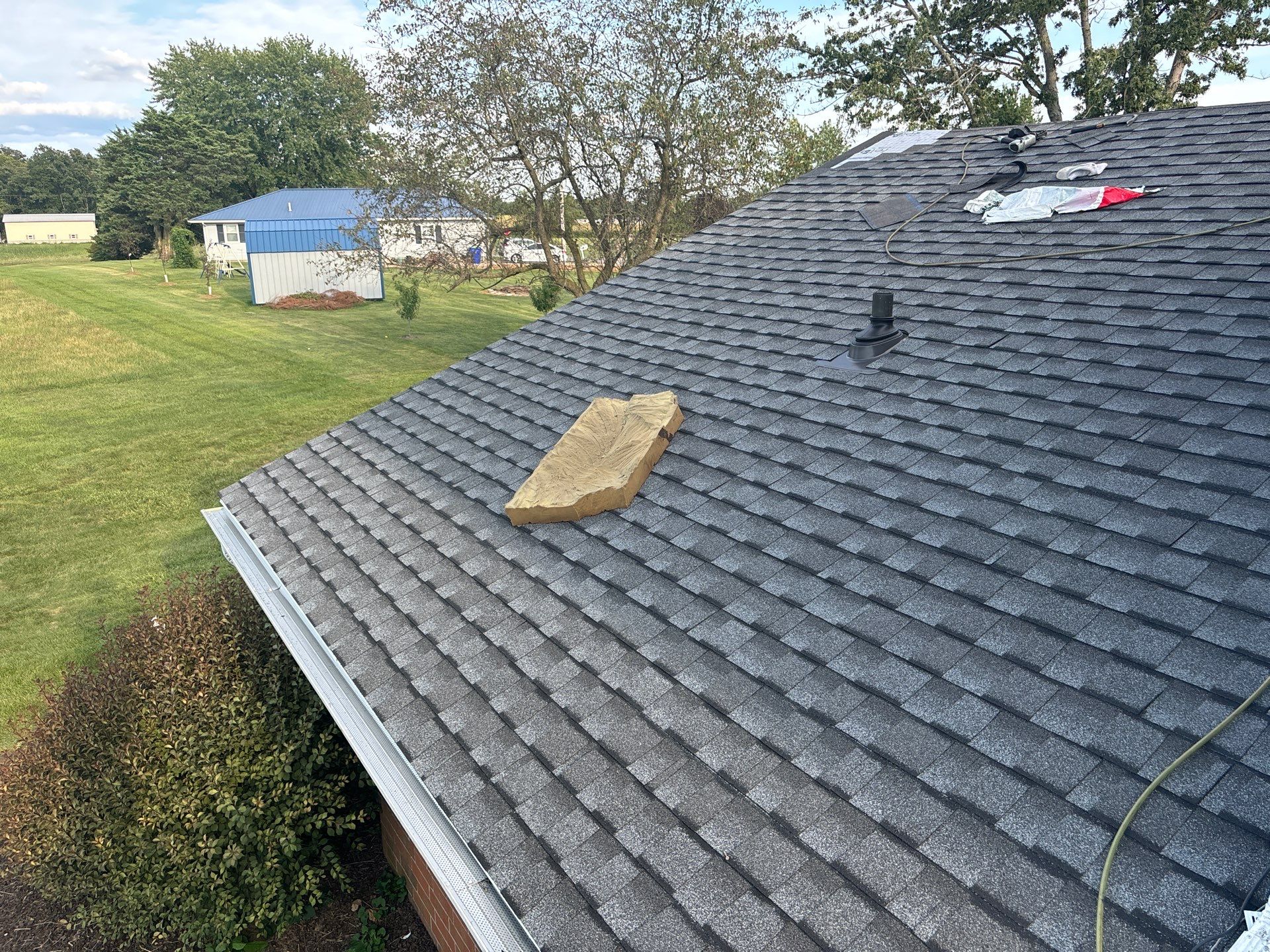 Residential Roofing Installation using Timberline UHDZ Shingles - Pewter Gray by RoofX 