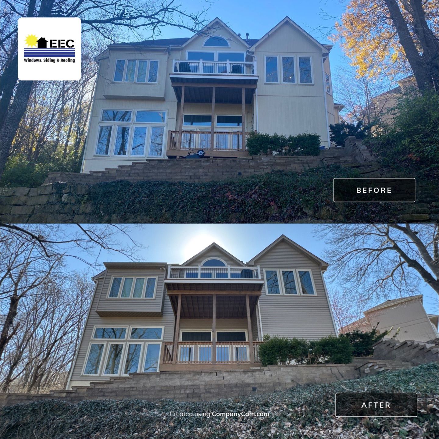 Siding Installation using Clay Market Square by EEC Windows, Siding & Roofing