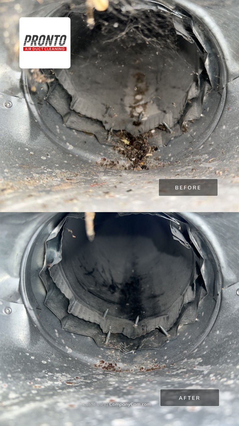 Air duct cleaning using Hypervac by Pronto Air Duct Cleaning