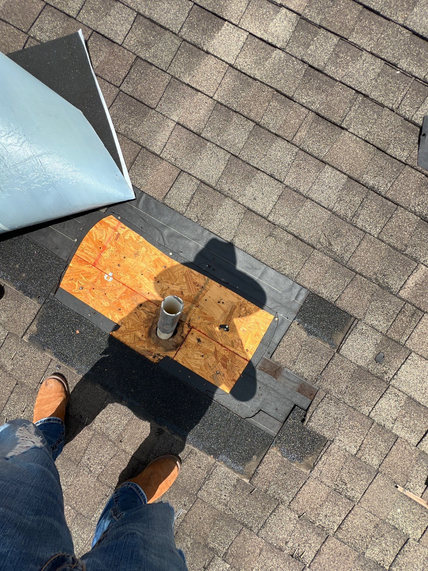 Hail Damage using Owen's Corning Duration (Lifetime) Shingles by Roof Repair Company