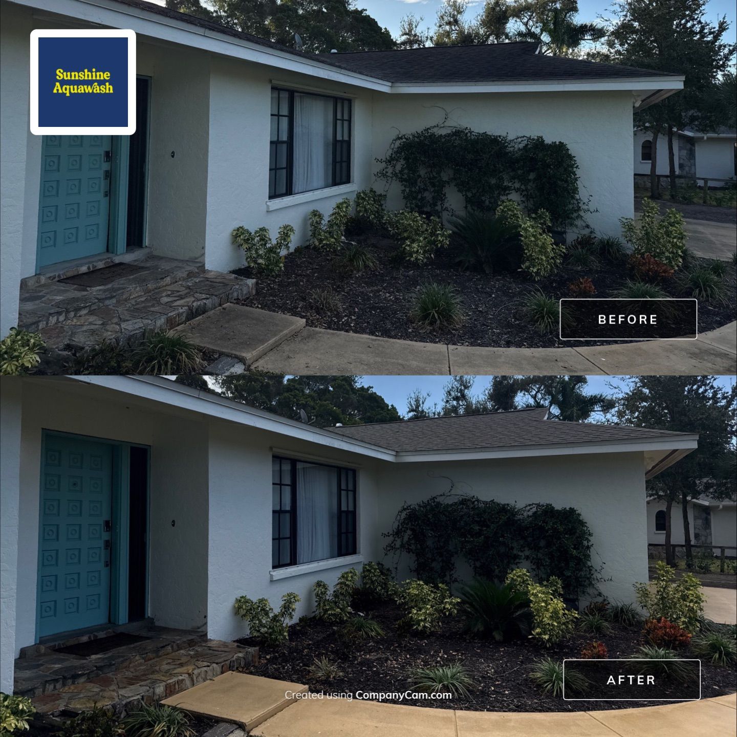 Complete Roof, Pool Deck, and Driveway Cleaning in Catalina Community, Bradenton, FL by Sunshine AquaWash