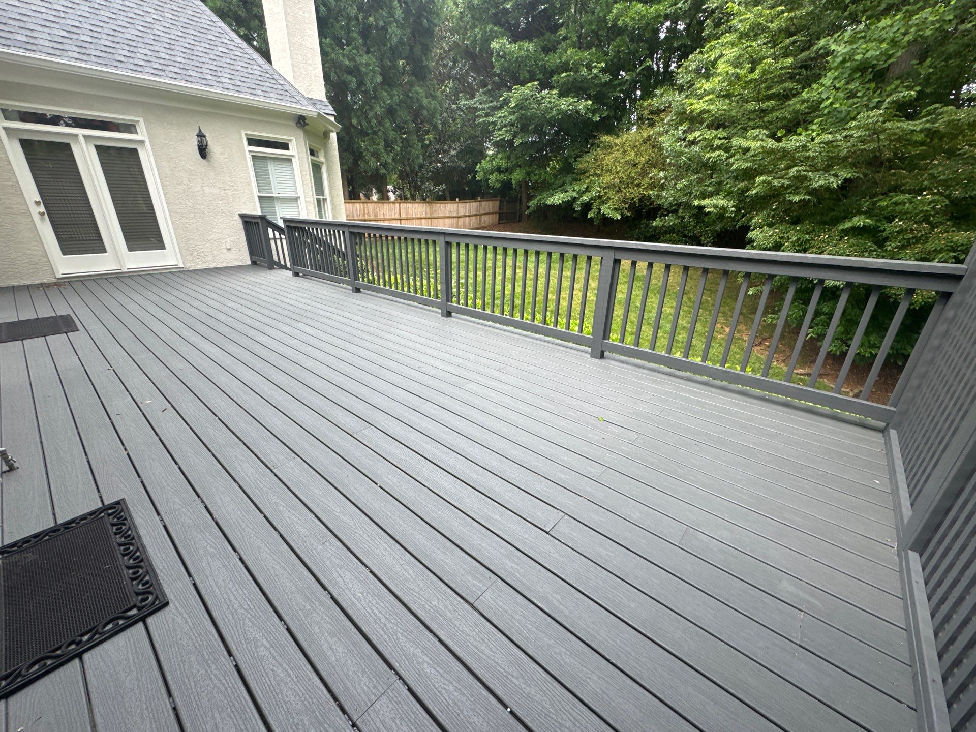 Composite Deck Renovation and Privacy Screen Installation in Marietta by Swift Home Renovations