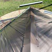24ga 5V Crimp Medium Bronze  by Total Roofing System The Metal Roof Experts
