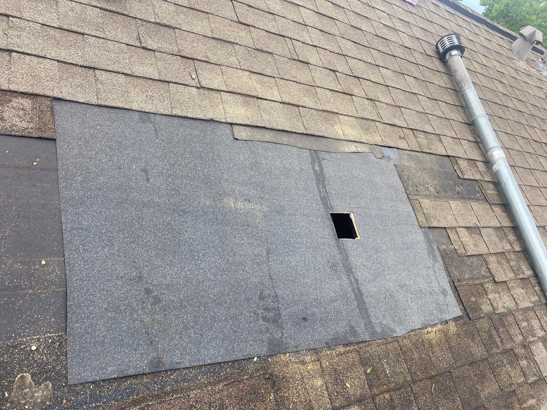 Hail Damage using Owen's Corning Duration (Lifetime) Shingles by Roof Repair Company