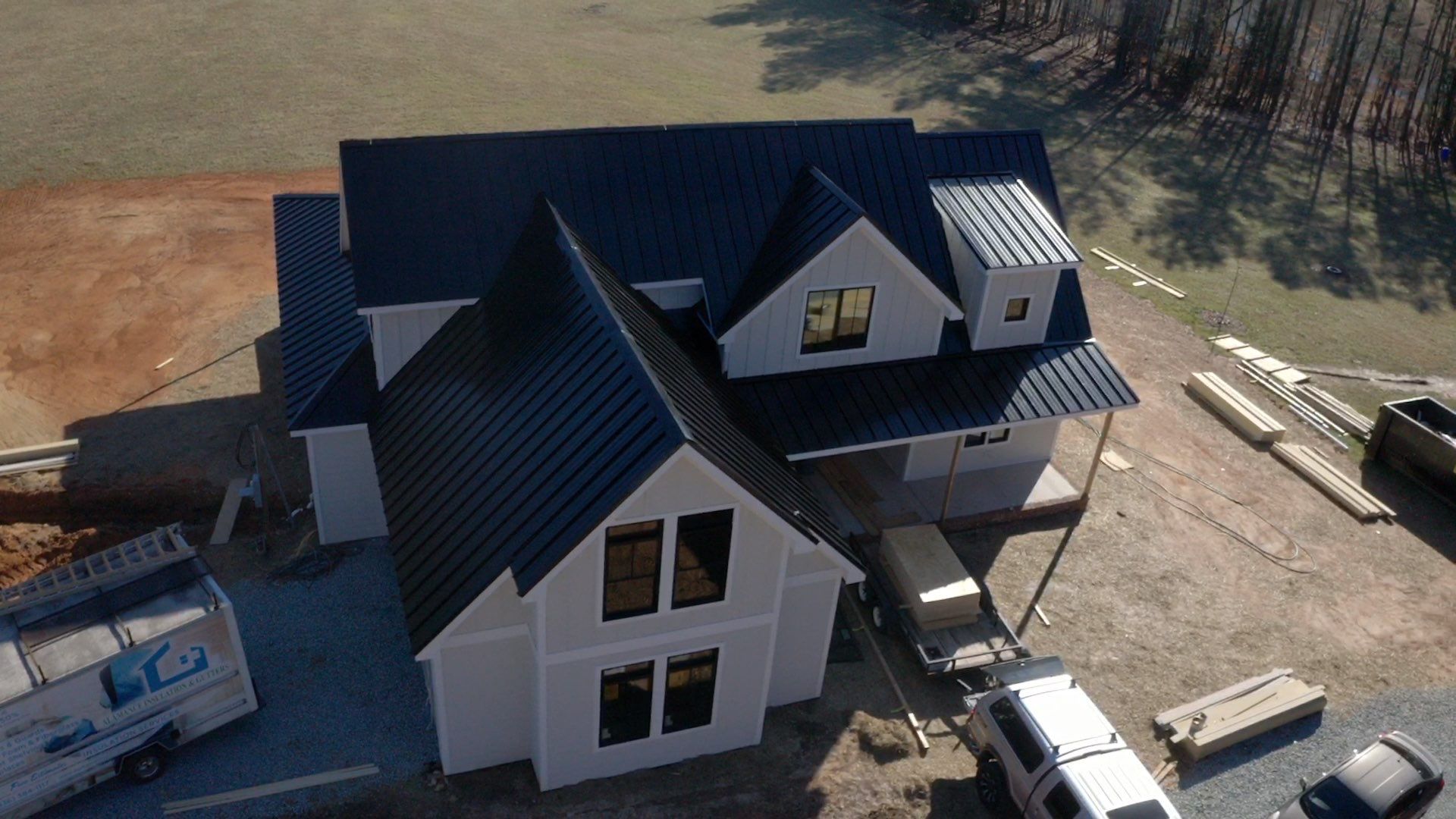 Custom Home Metal Roof Installation by Just In Time Roofing and Restoration