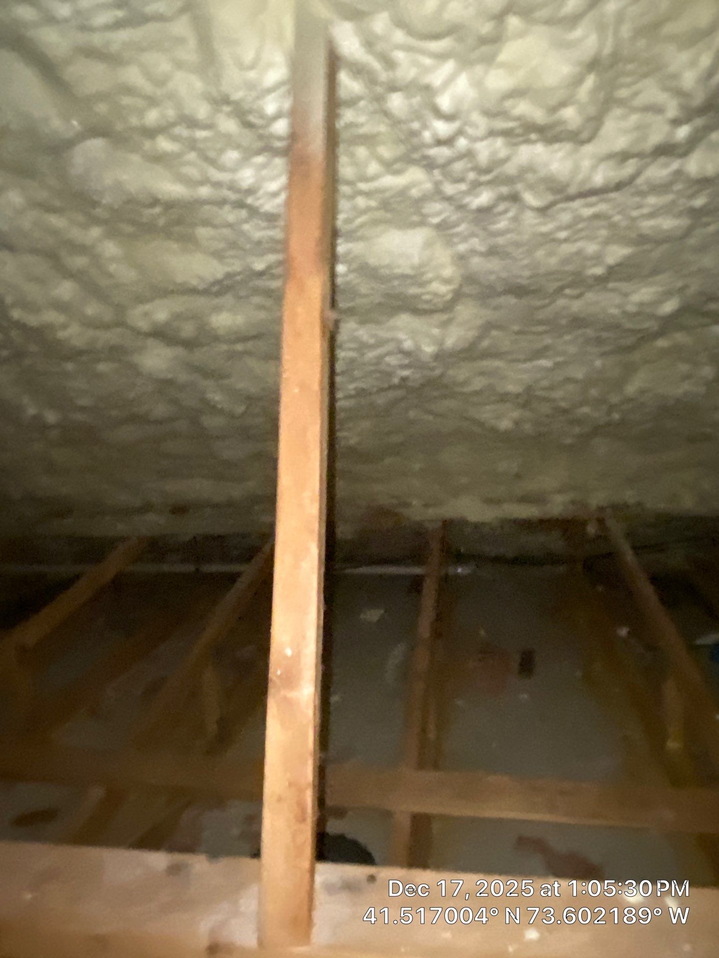 Attic Insulation using open cell spray foam by NYS Foam & Energy