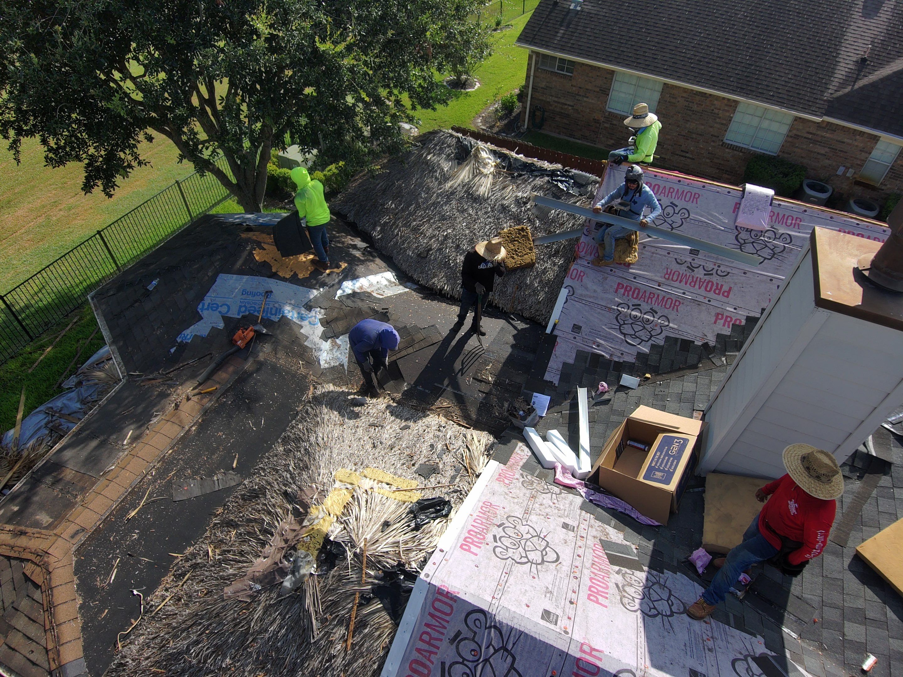 Residential Roofing Installation using Owen's Corning Duration (Lifetime) Shingles by Roof Repair Company