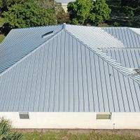 24ga 1.5" Mechanical Seam Mill Finish by Total Roofing System The Metal Roof Experts