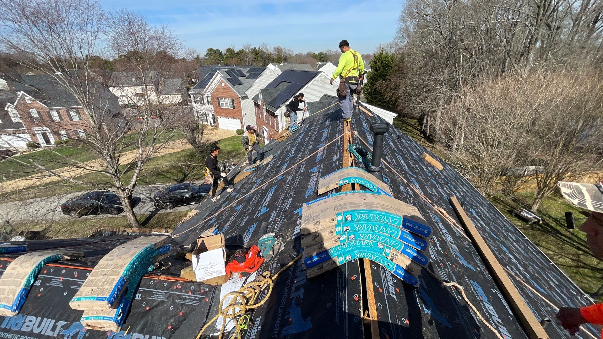 Roof replacement by hail damage by Just Brilliant Restoration JBR
