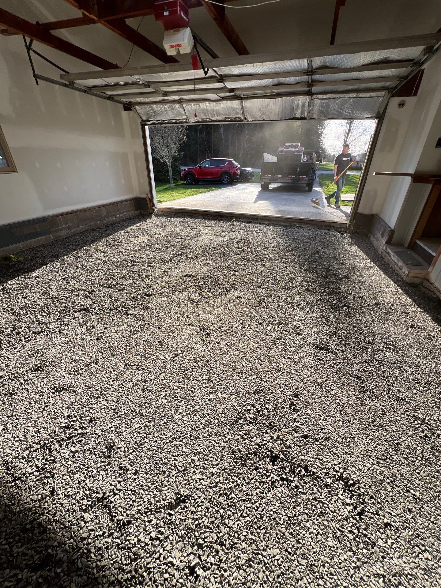 Webster Garage Floor by NG Masonry & Construction LLC
