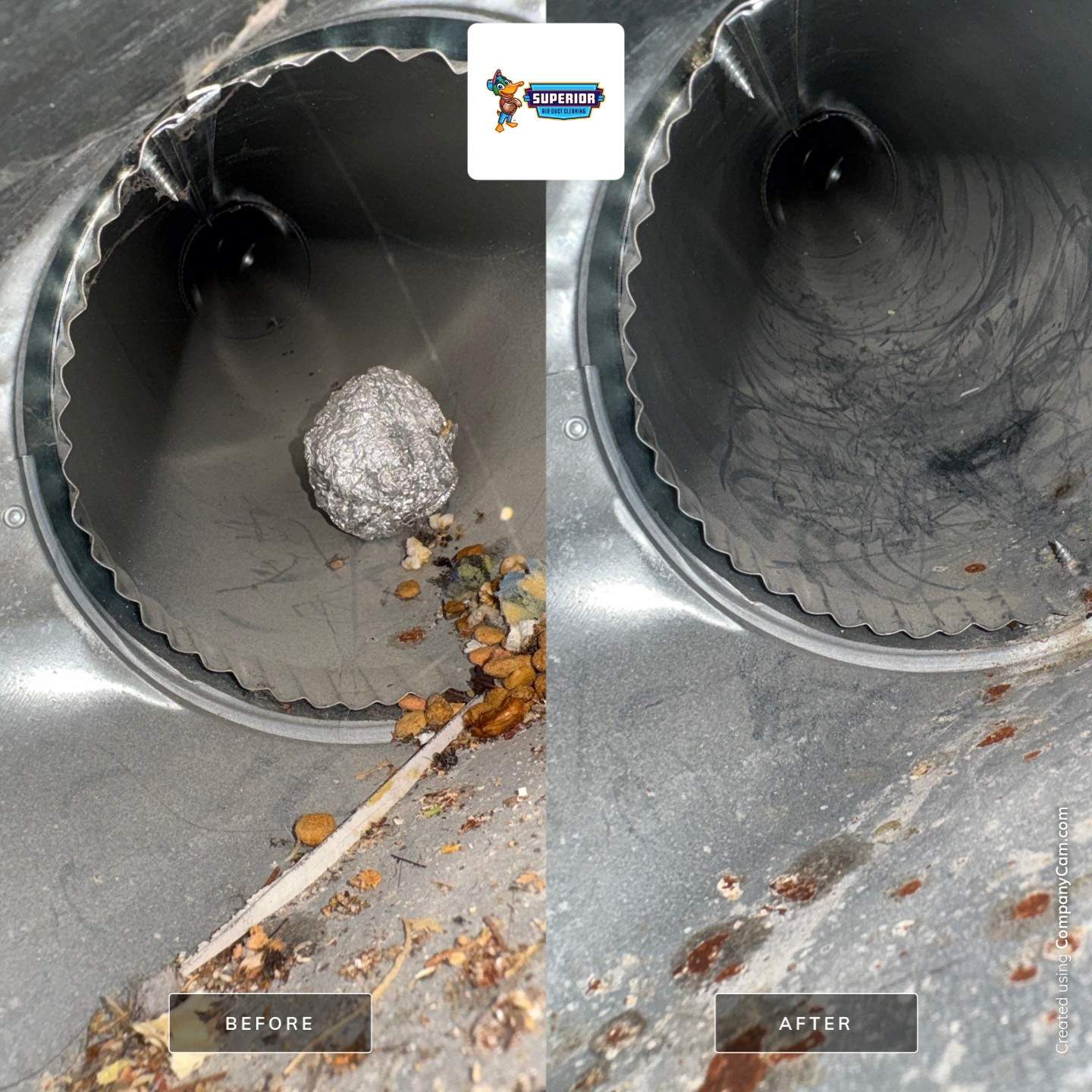 Air Duct Cleaning With a Vacuum Truck in Canfield, OH by Superior Air Duct Cleaning