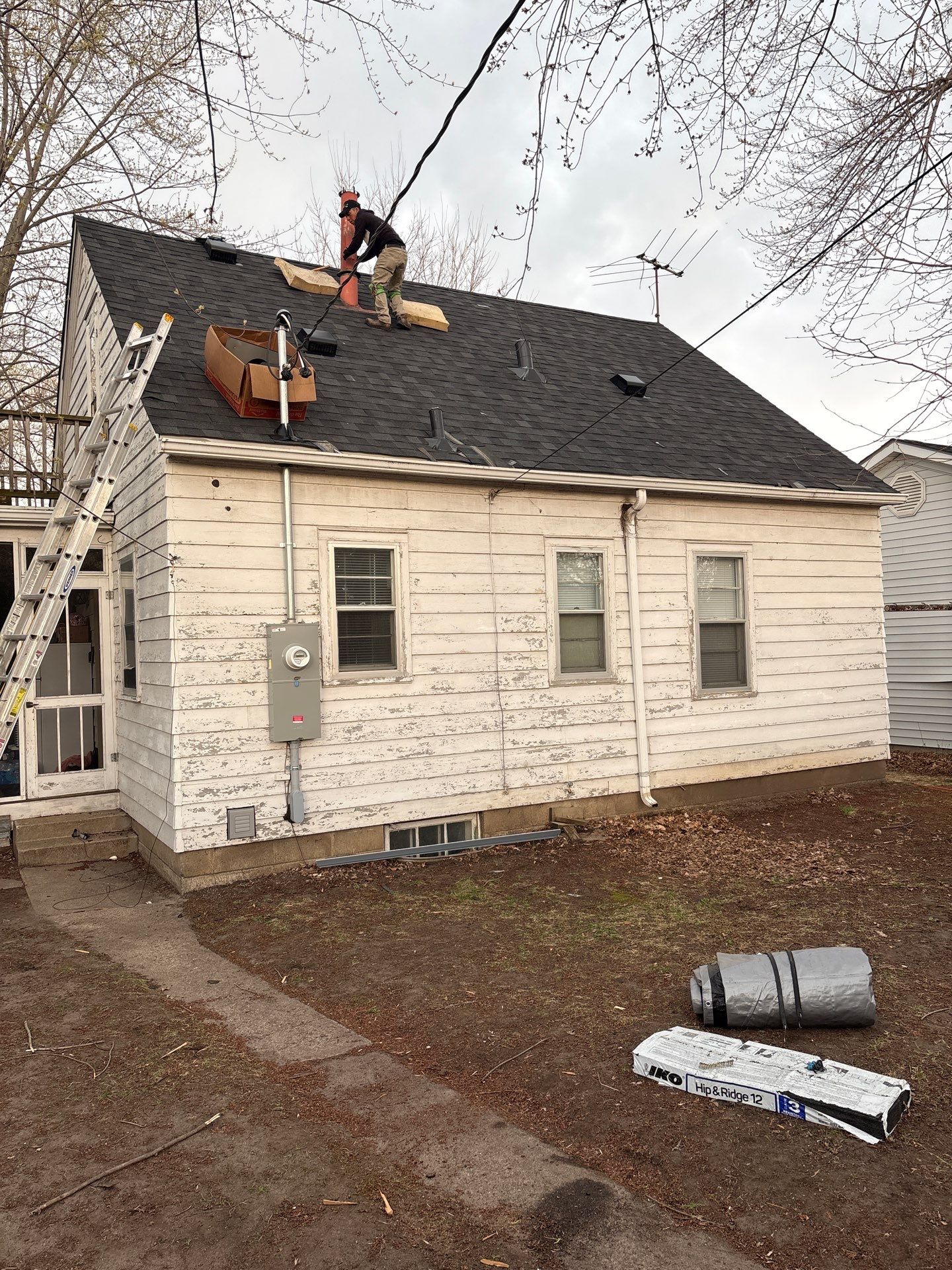 New roof with insulation in Minneapolis by Gunner Insulation and General Contracting