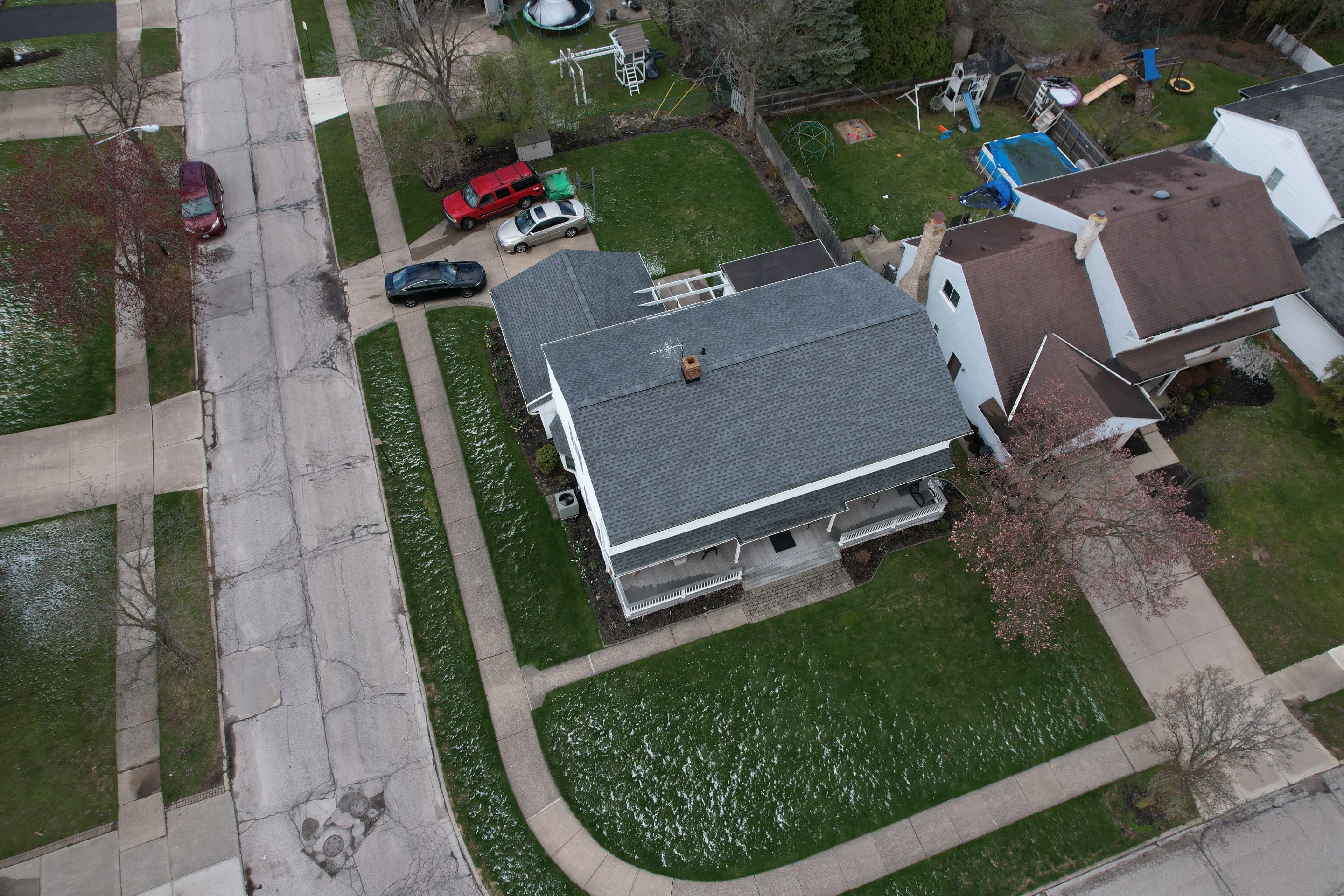 Storm Restoration - Roof Replacement using GAF HDZ Pewter Gray by Atlas Roofing & Restoration