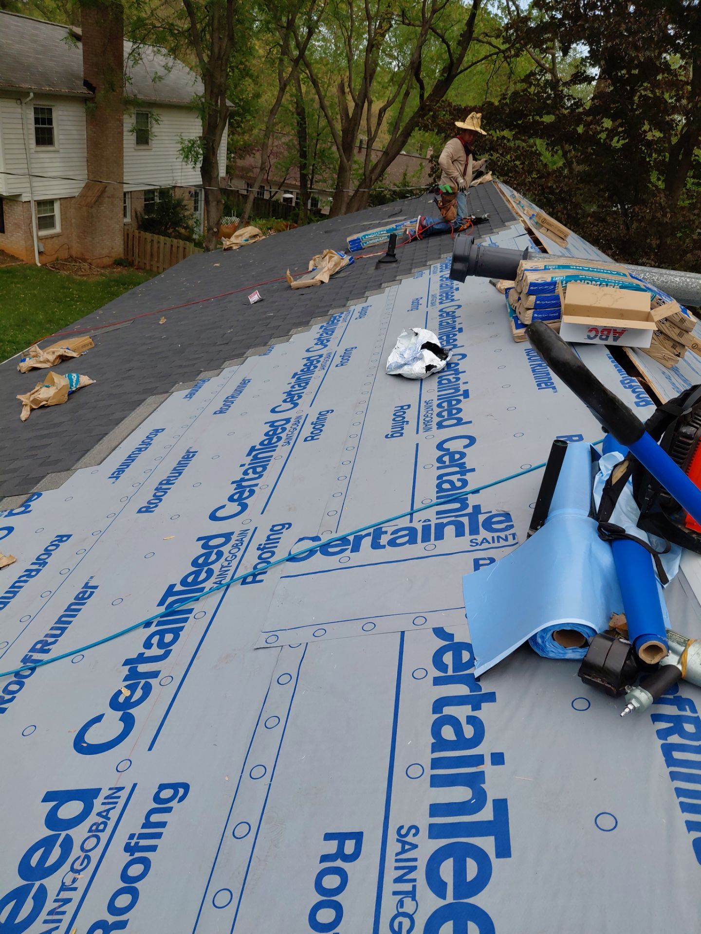 Annandale: Residential Roof Replacement with CertainTeed Landmark in Moire Black by RM Banning, Inc.