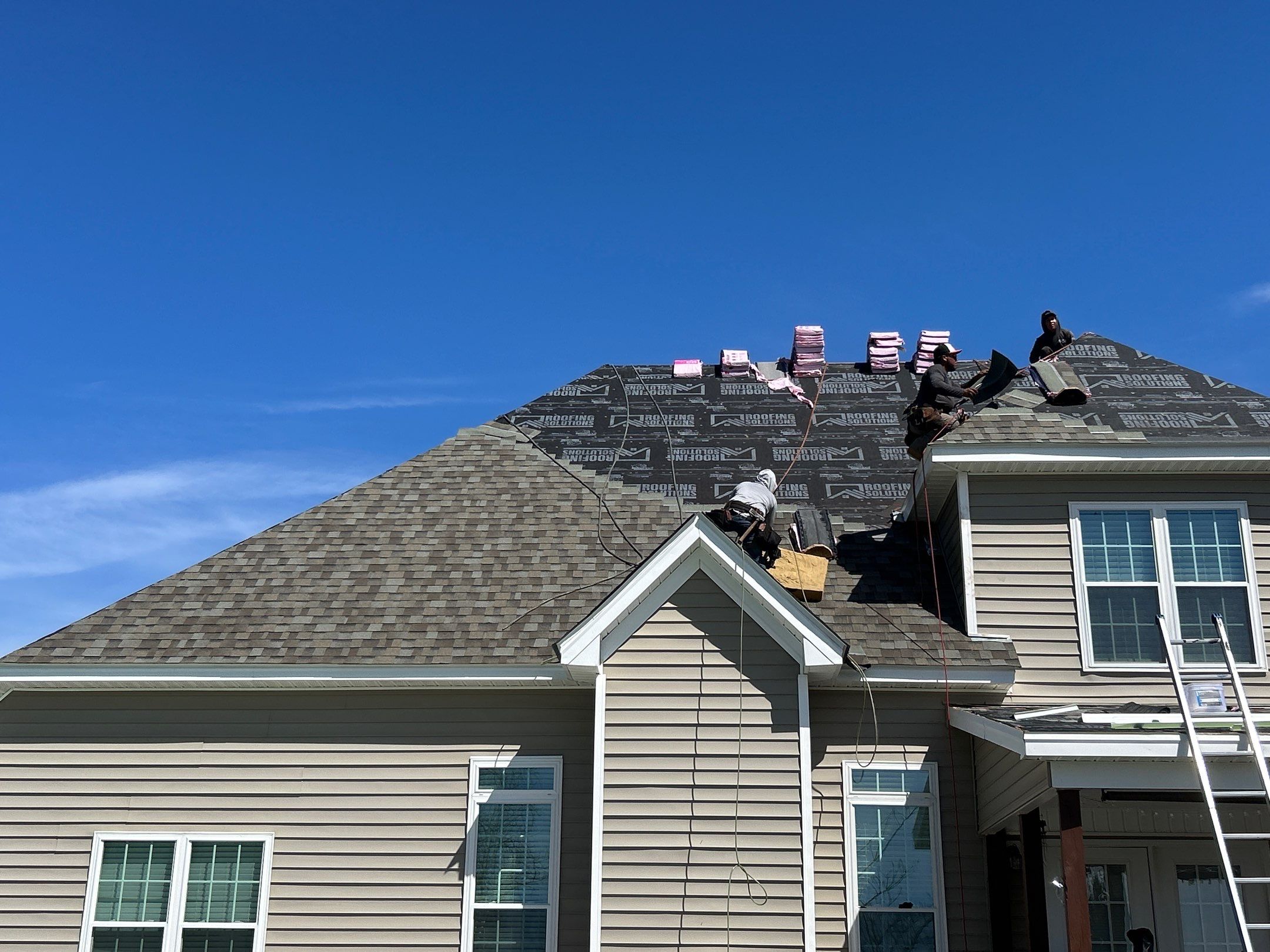 Roof Replacement in Greenville by Roofing Solutions