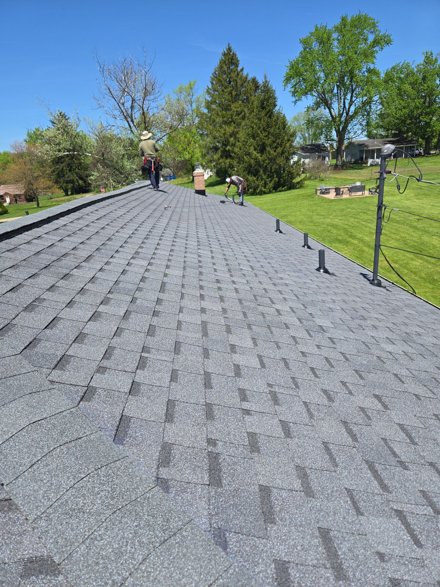 Atlas Pinnacle, Color, Pewter, Drip Edge, Color, Black by Eagle Eye Roofing