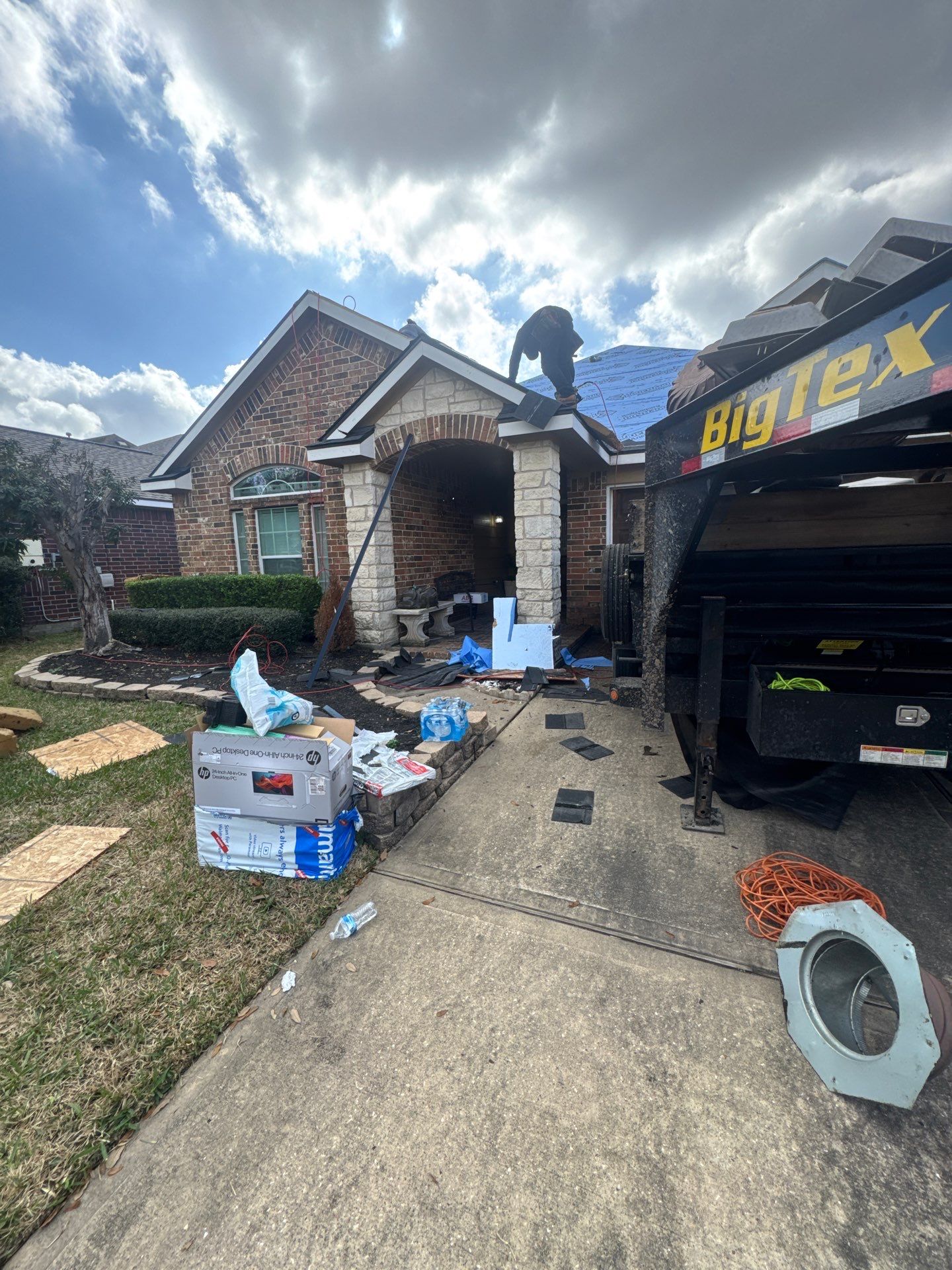 Project in Houston by Proud Roofing