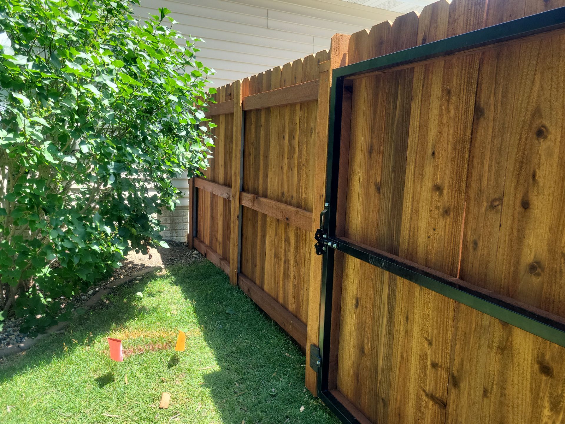 Project in Cedar by Perfect Picket Fence and Stain