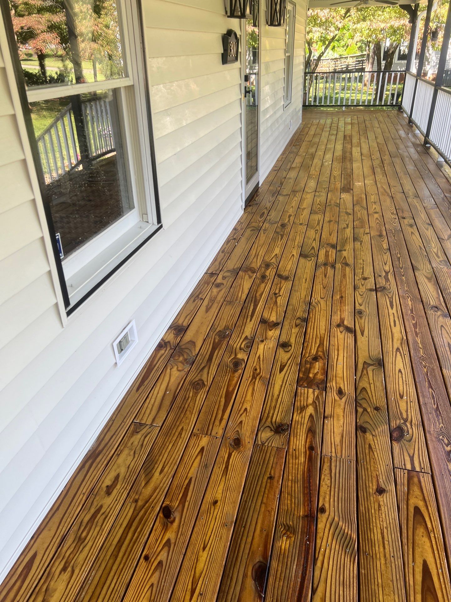 Weathered Deck using Wood Sealant by DuraSeal