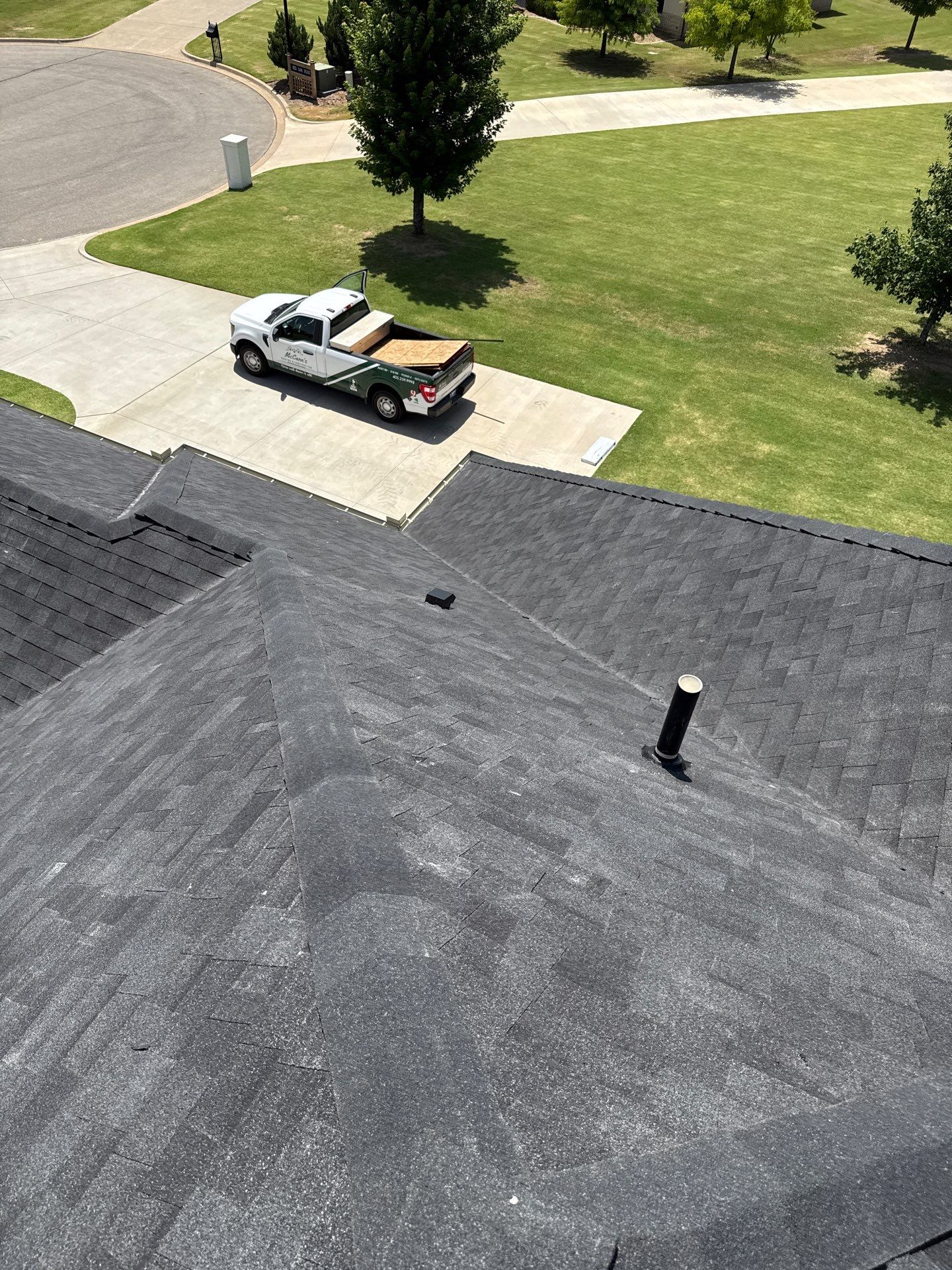 roof replacement in Goldsby by McCann's Roofing and Construction