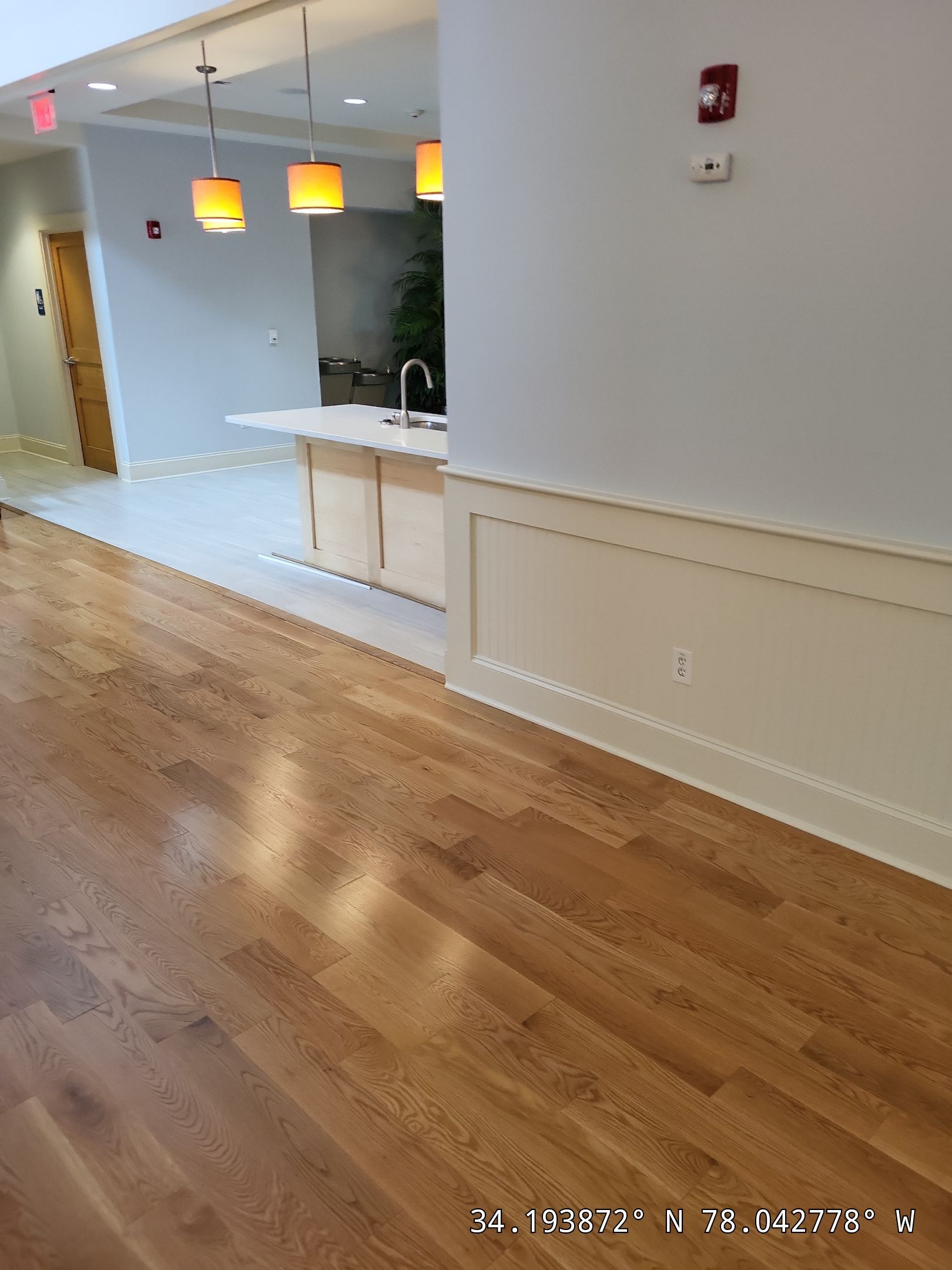 Brunswick Forest Fitness Center Commercial Flooring & Cabinet Remodel in Leland, NC by RGR Construction and Roofing, LLC