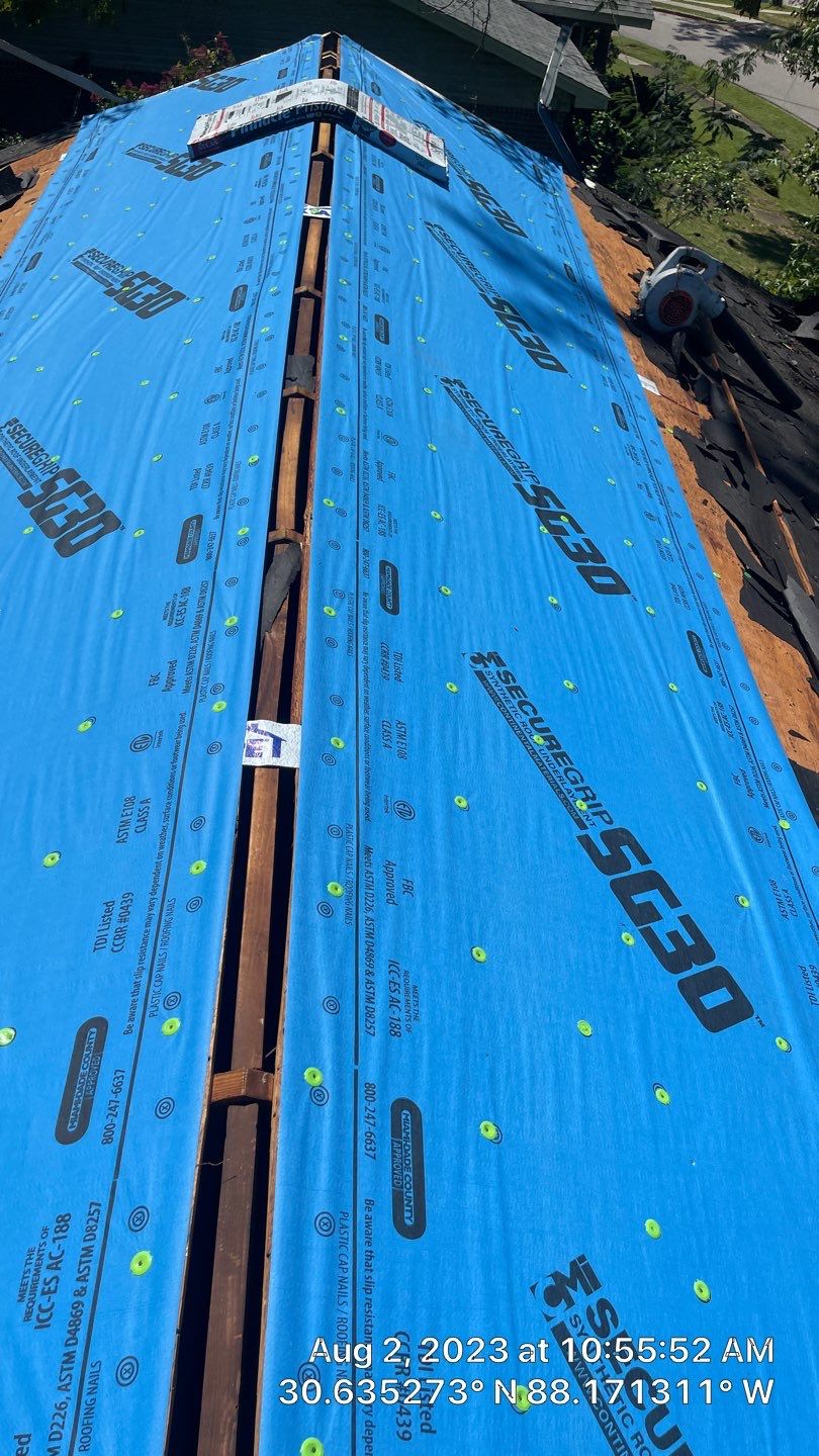 Residential Roofing Installation using Roof Replacement by American Roofing & Construction LLC