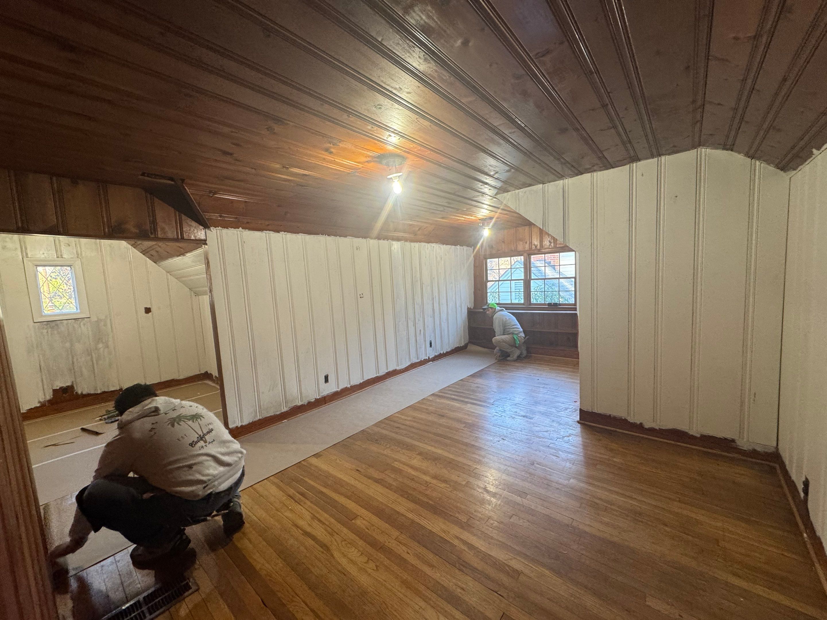 Interior Painting and Staircase Refinishing for Decatur Home by Swift Home Renovations
