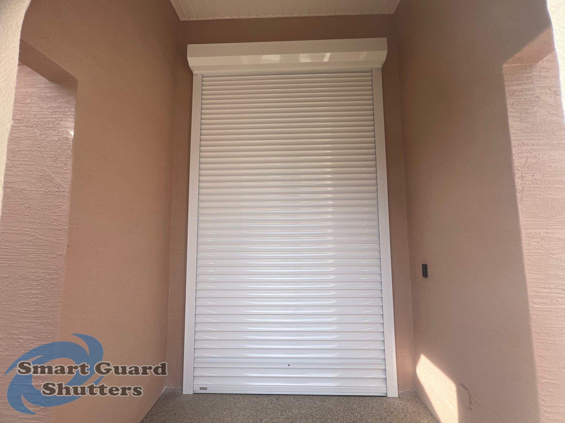 Rolling Shutter in White by Smart Guard Shutters