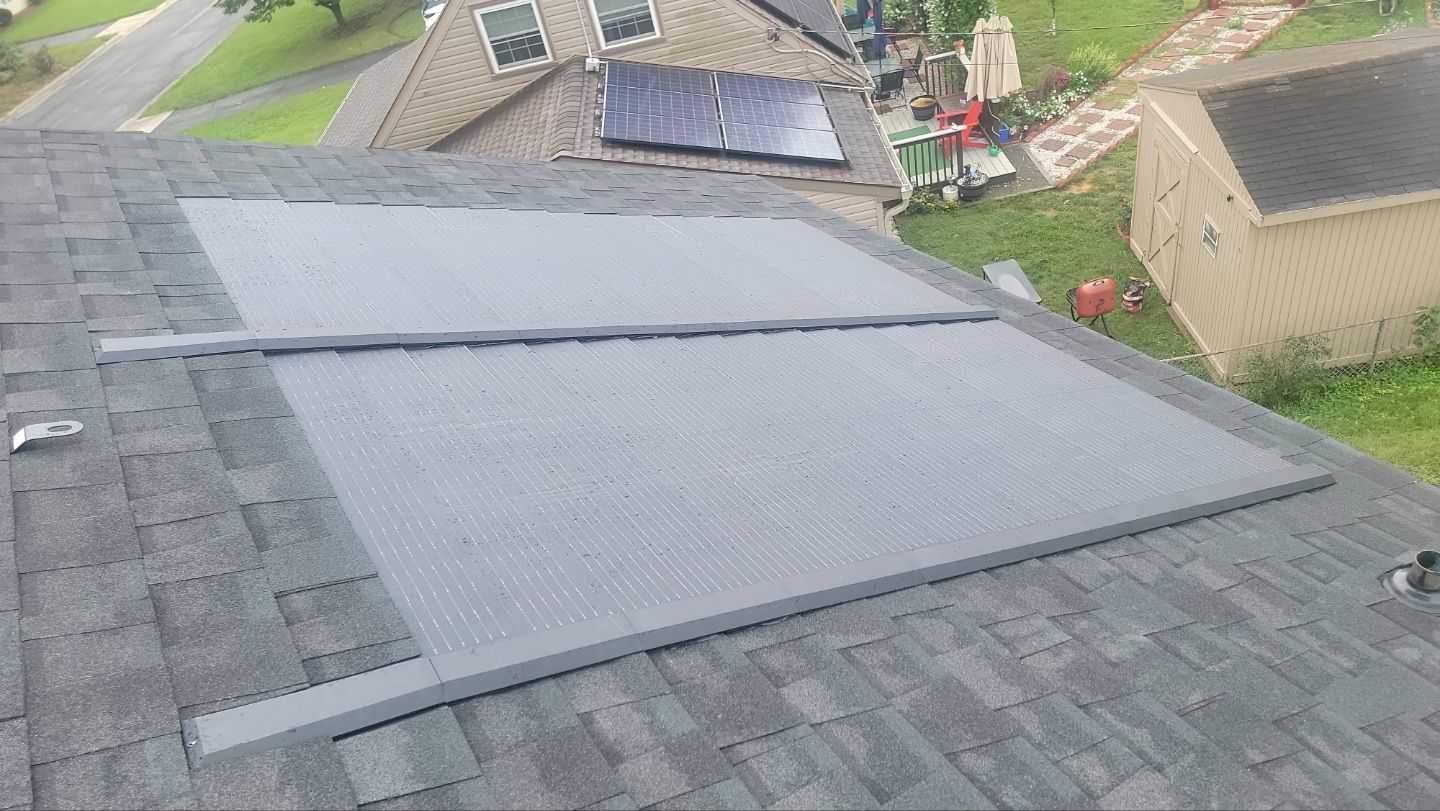 Roof and Solar Installation using GAF Timberline Solar HDZ by ExteriorPros