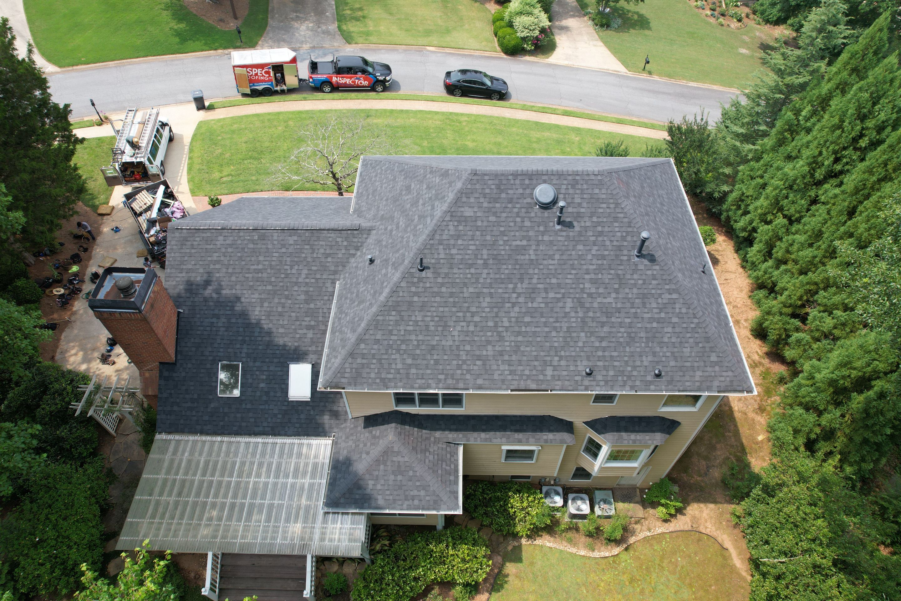 Residential Roofing Installation using Owens Corning by Inspector Roofing and Restoration