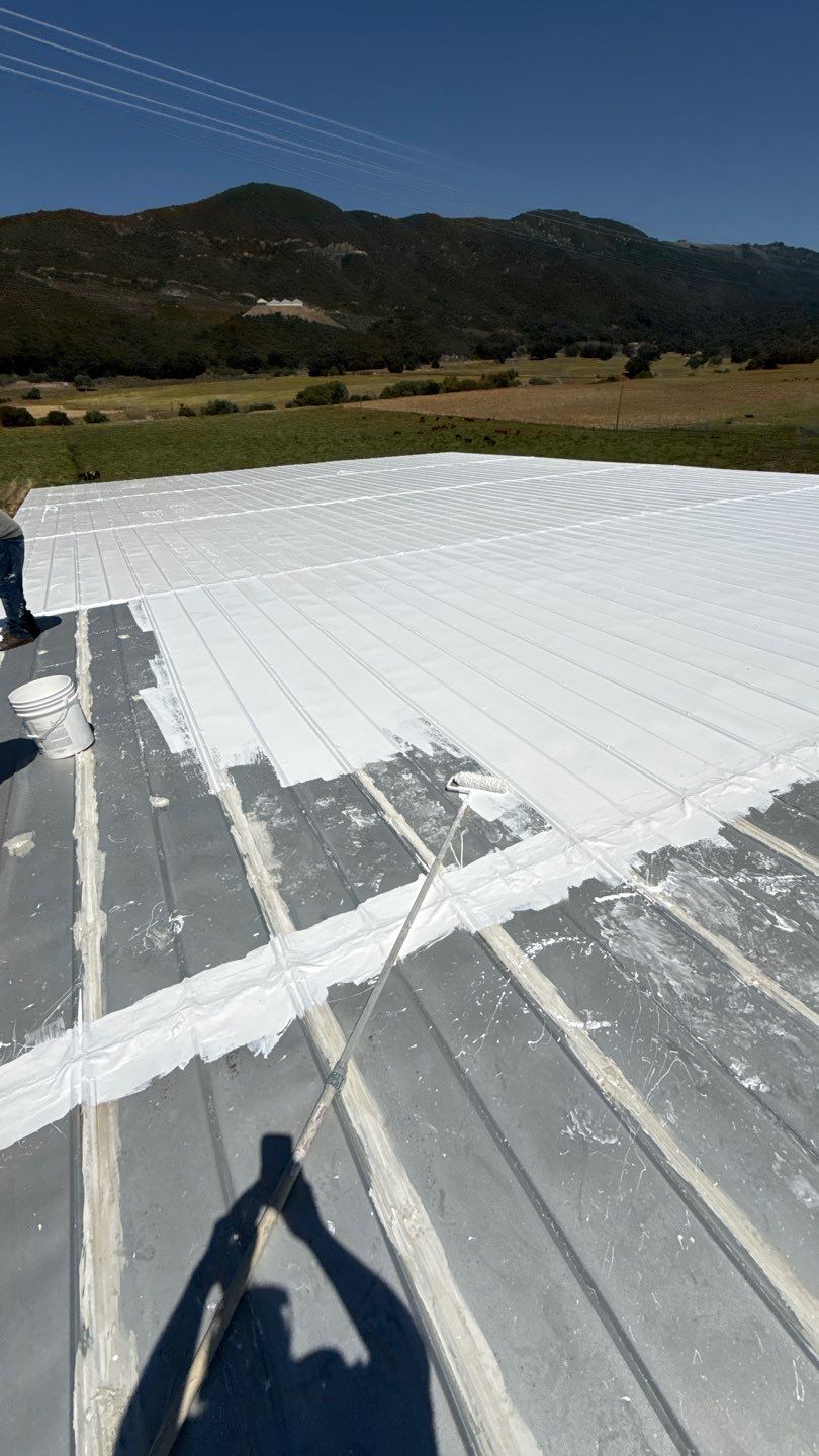Metal Roof Silicone Coating and Structural Repair in San Ysabel by Reliable Roofing San Diego Inc.