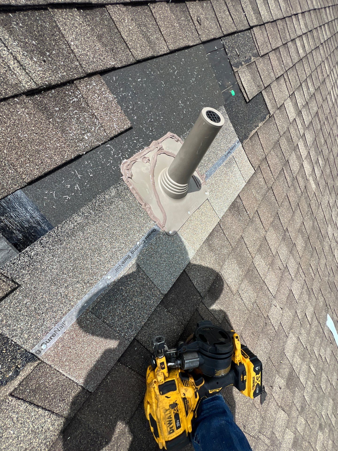 Hail Damage using Owen's Corning Duration (Lifetime) Shingles by Roof Repair Company